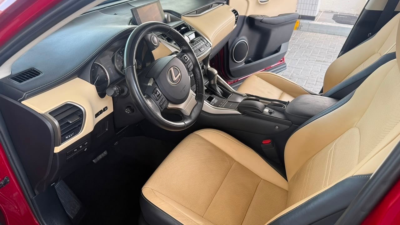 Red Lexus NX 200t 2015