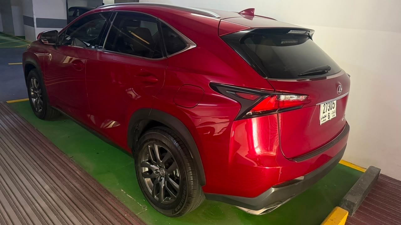 Red Lexus NX 200t 2015