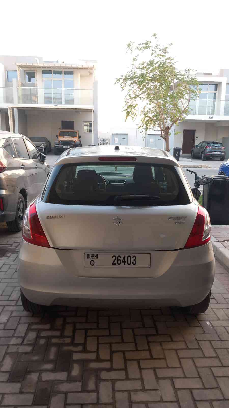 Silver Suzuki Swift GL 2015