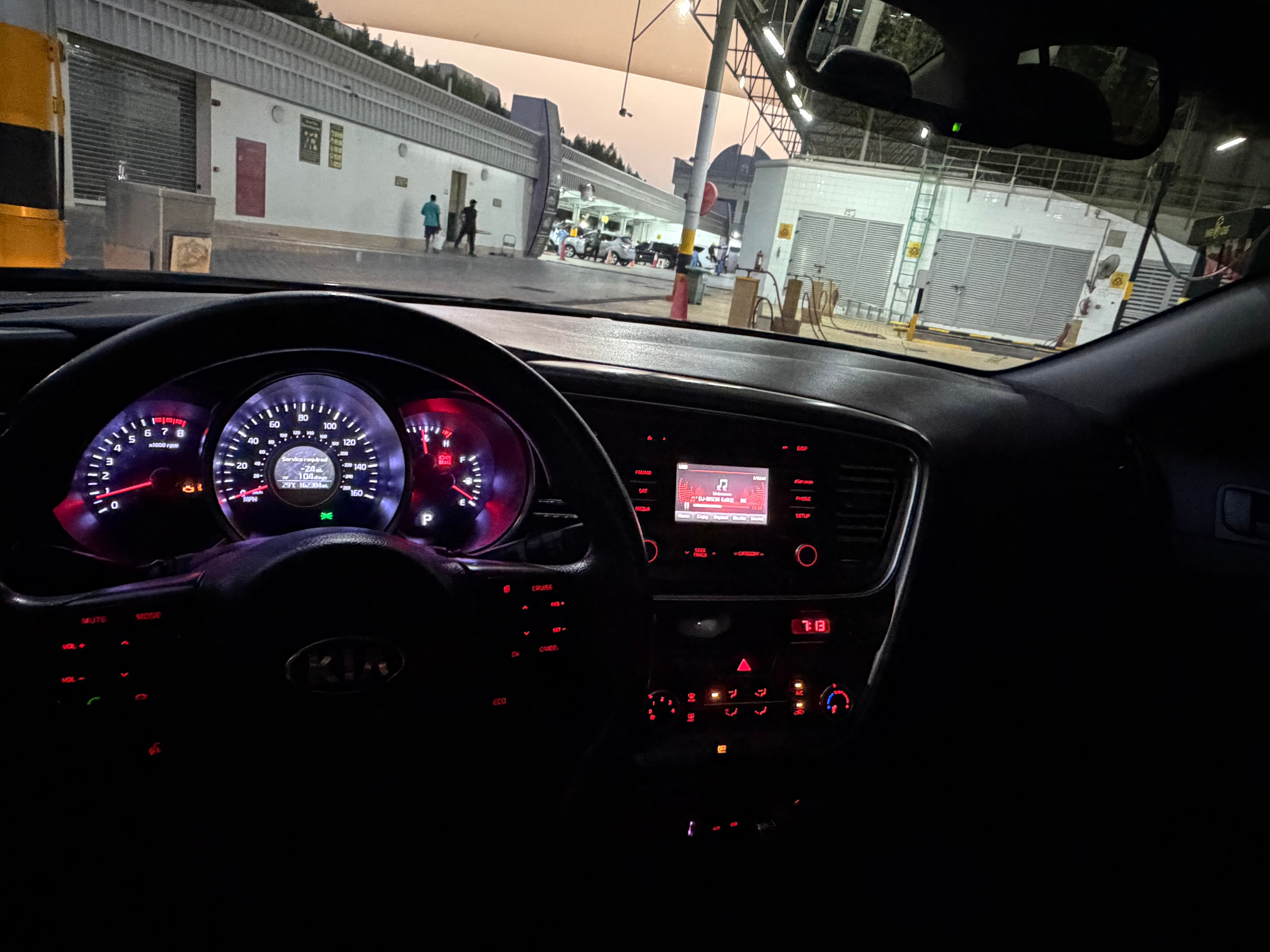 Black Kia Optima EX 2015