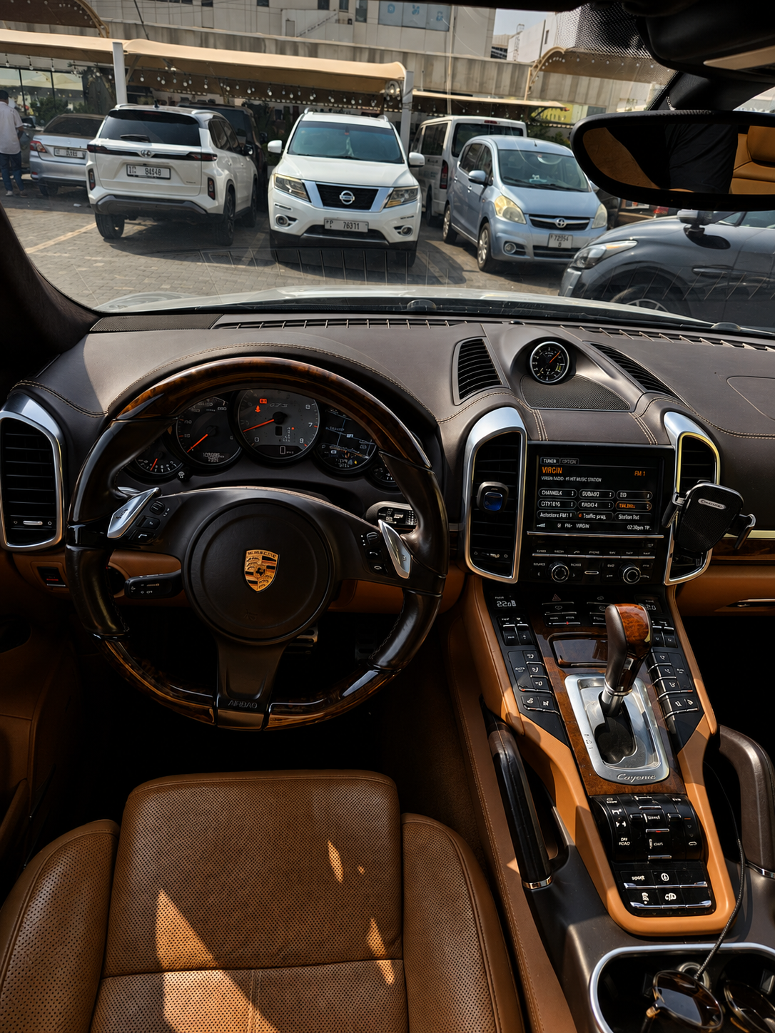 Dark Brown Porsche Cayenne GTS 2014