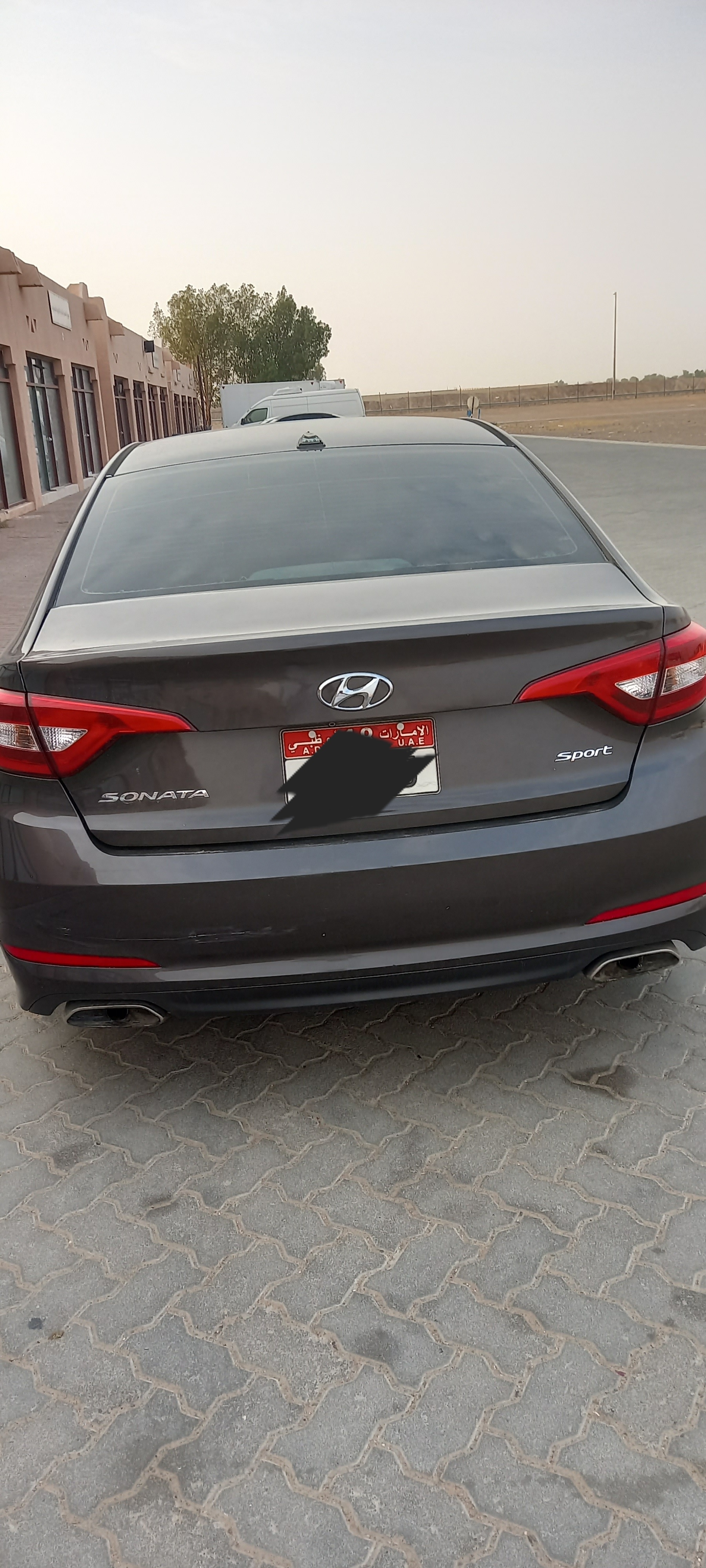 Brown Hyundai Sonata Sport 2016
