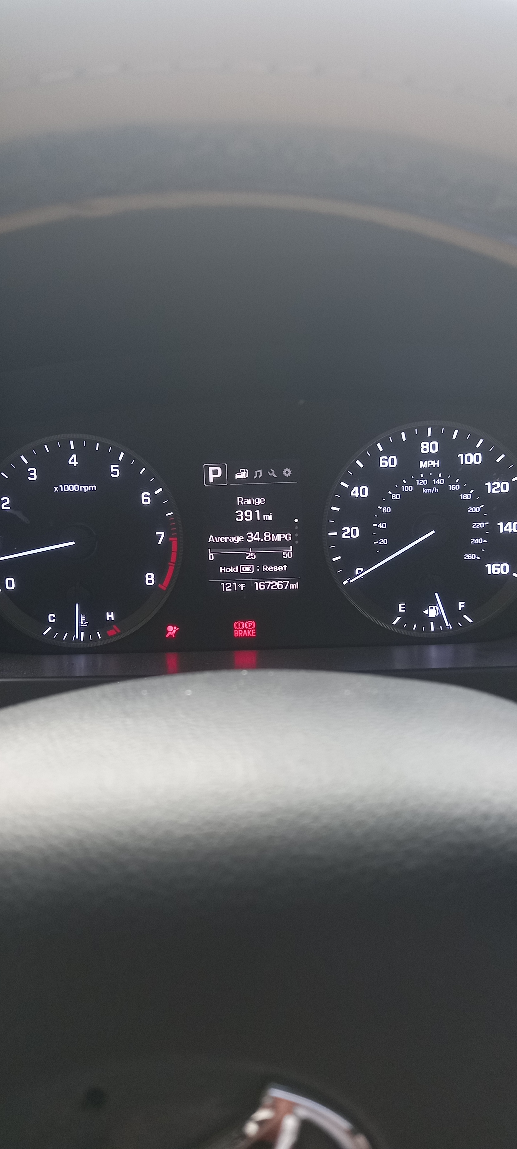 Brown Hyundai Sonata Sport 2016