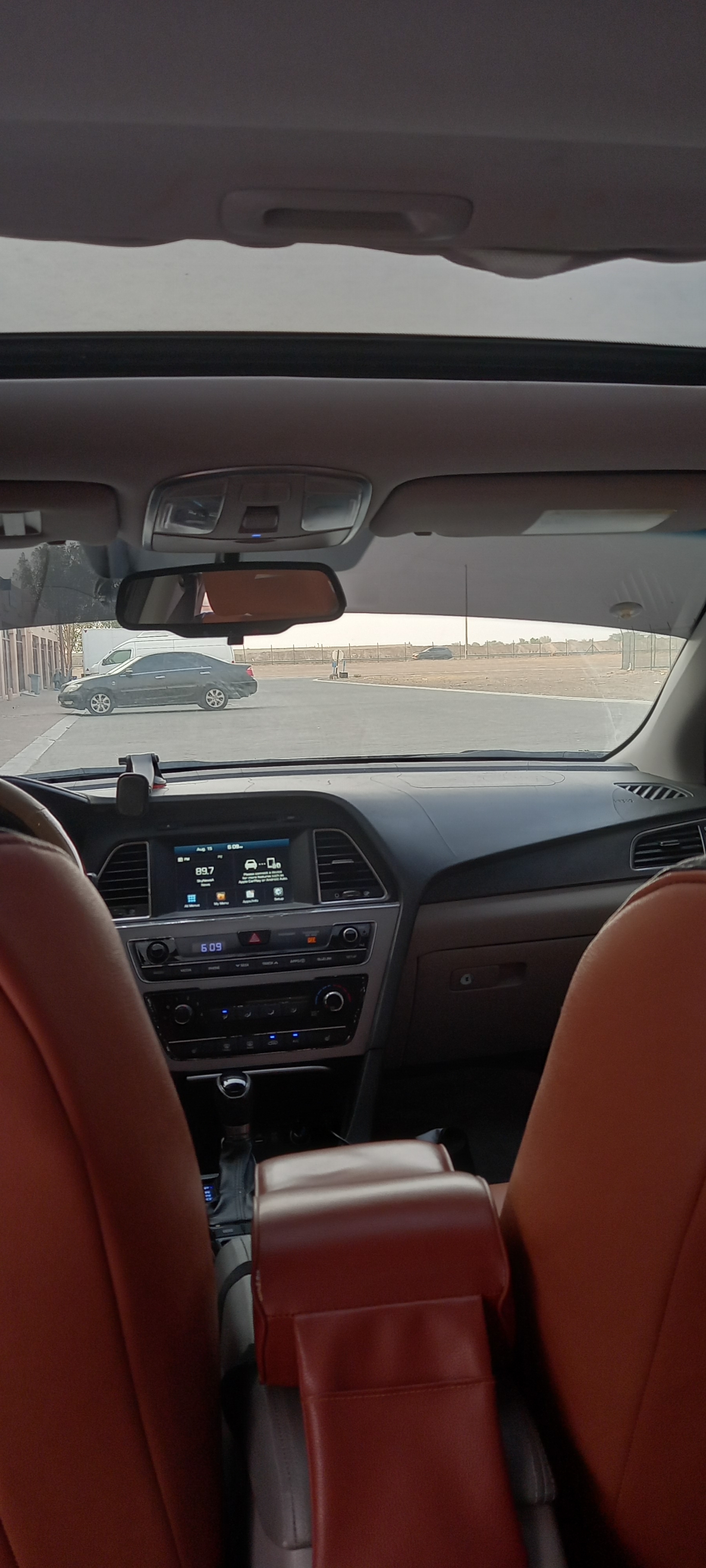 Brown Hyundai Sonata Sport 2016