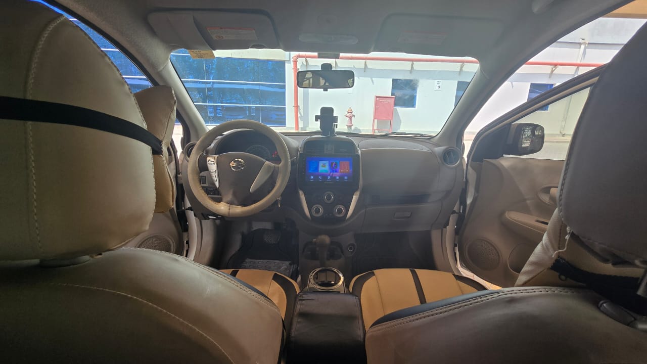 White Nissan Sunny SV 2018