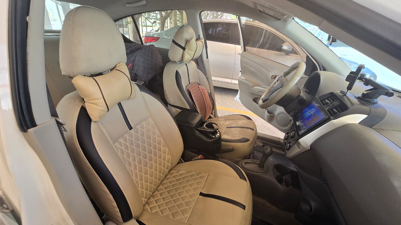 White Nissan Sunny SV 2018