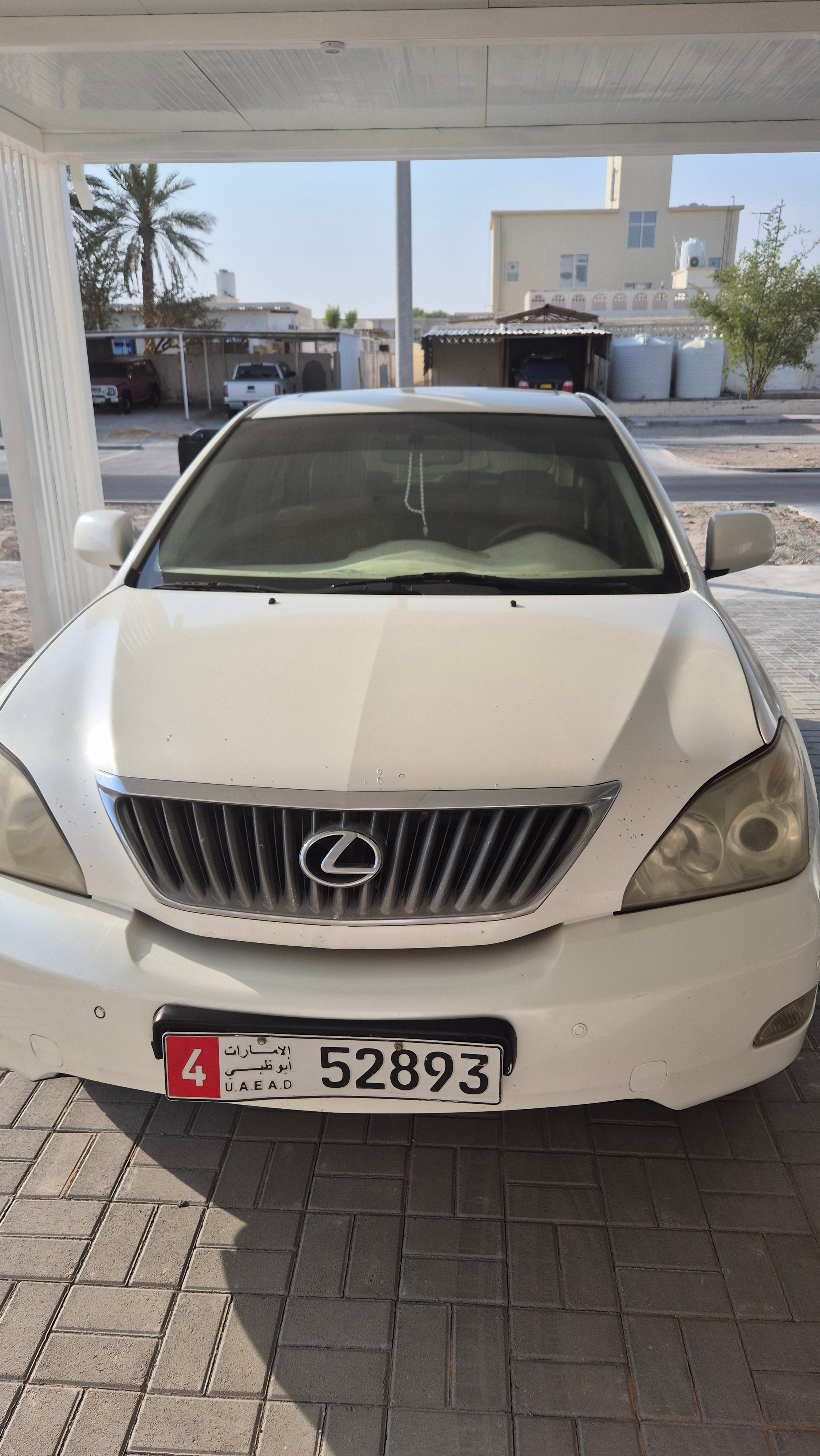 White Lexus RX350 2007