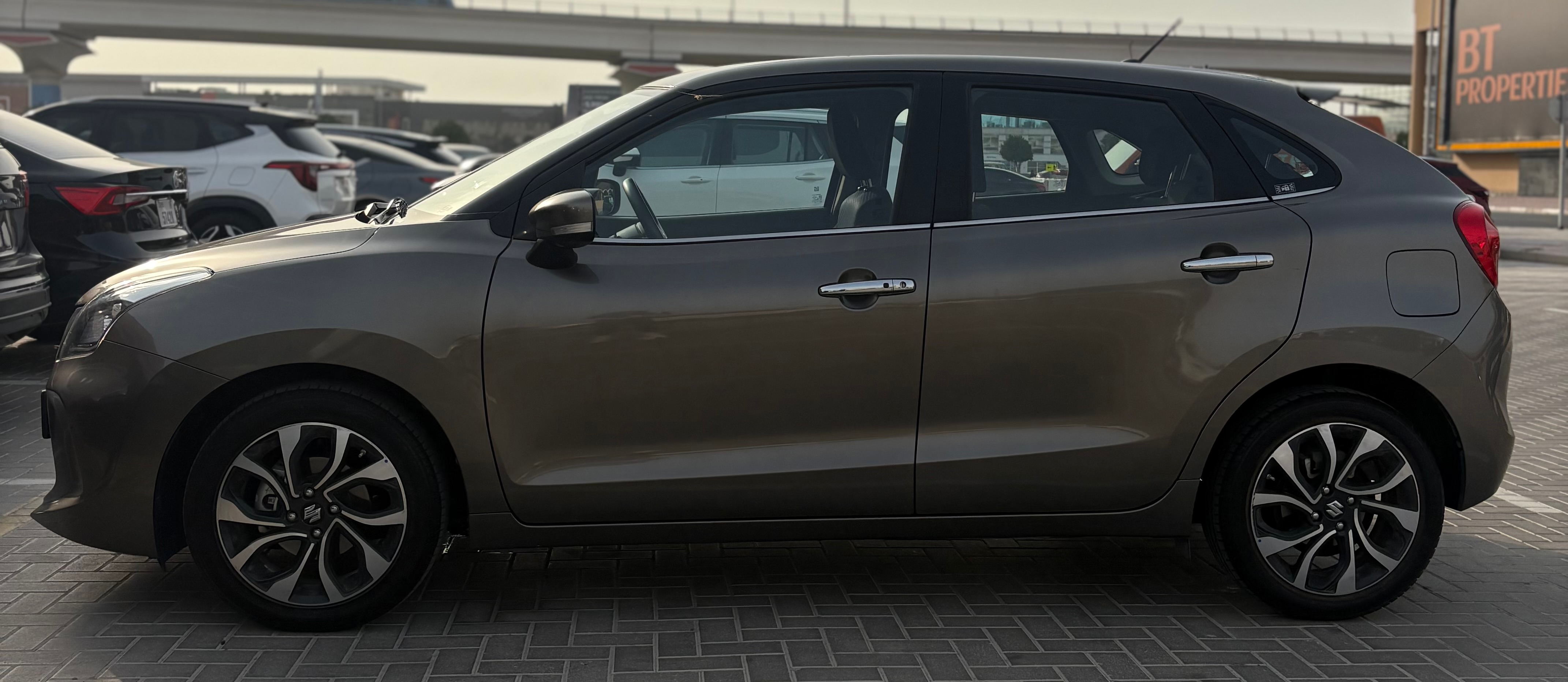 Gray Suzuki Baleno GLX 2022