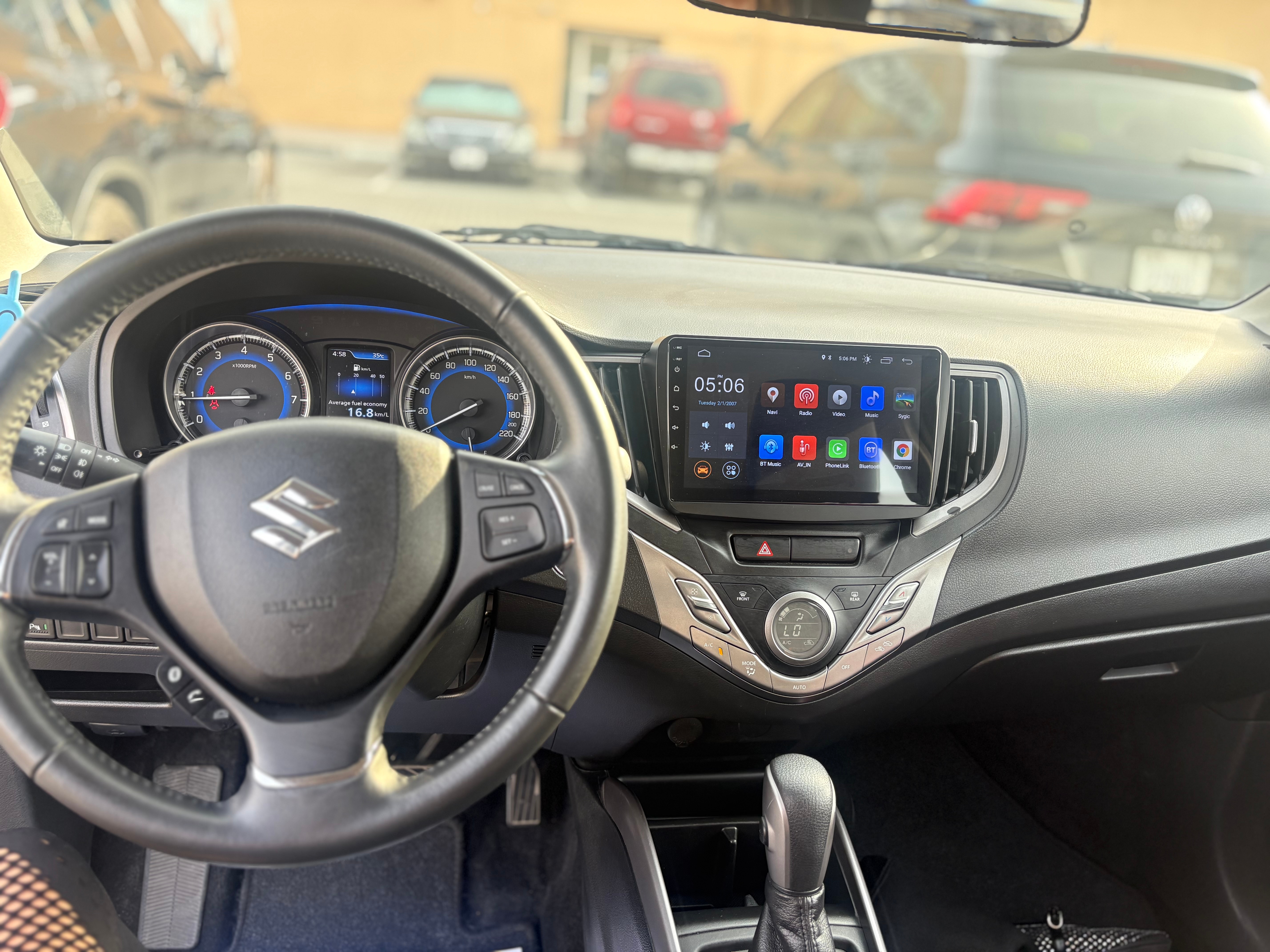 Gray Suzuki Baleno GLX 2022