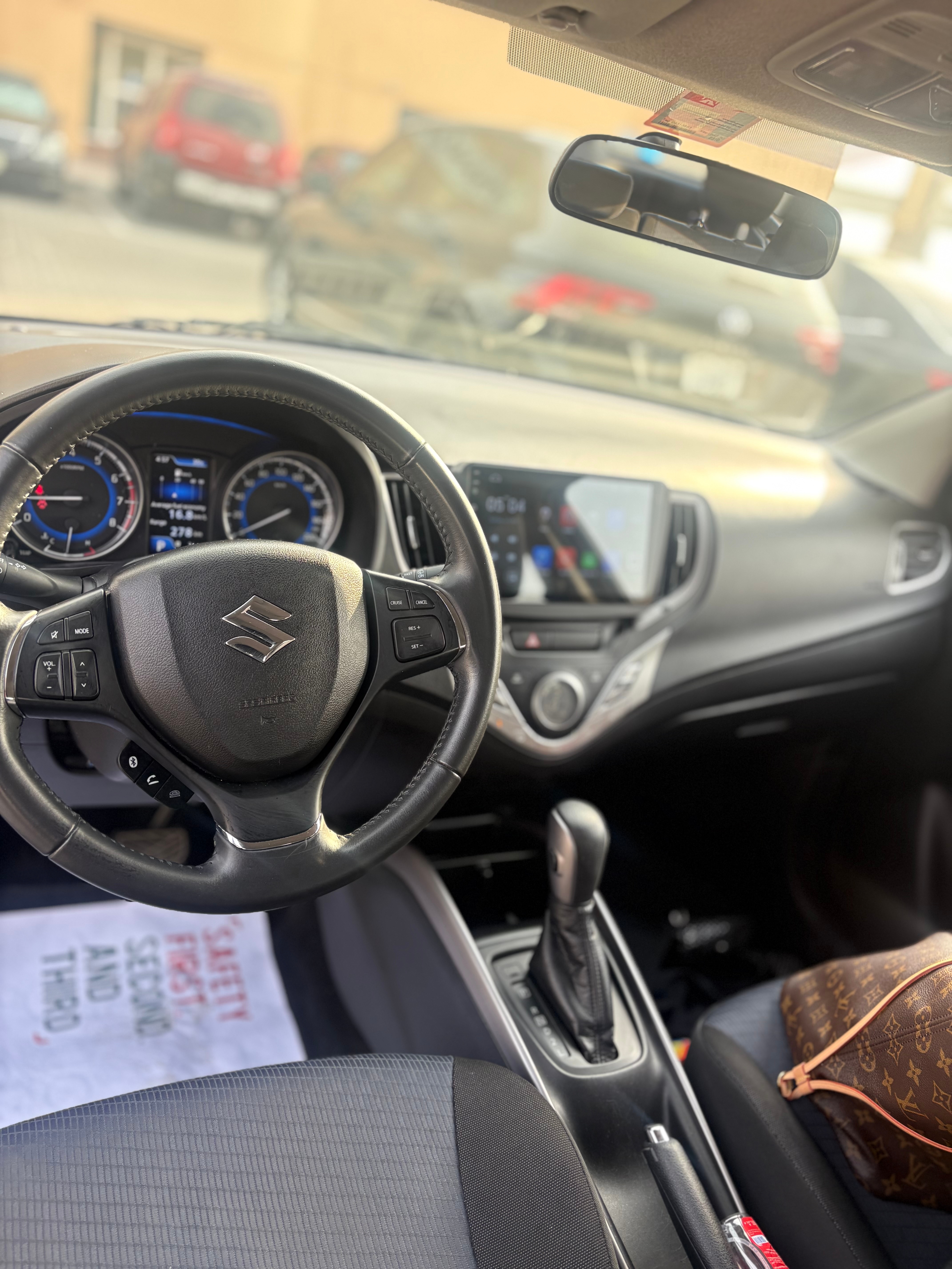 Gray Suzuki Baleno GLX 2022