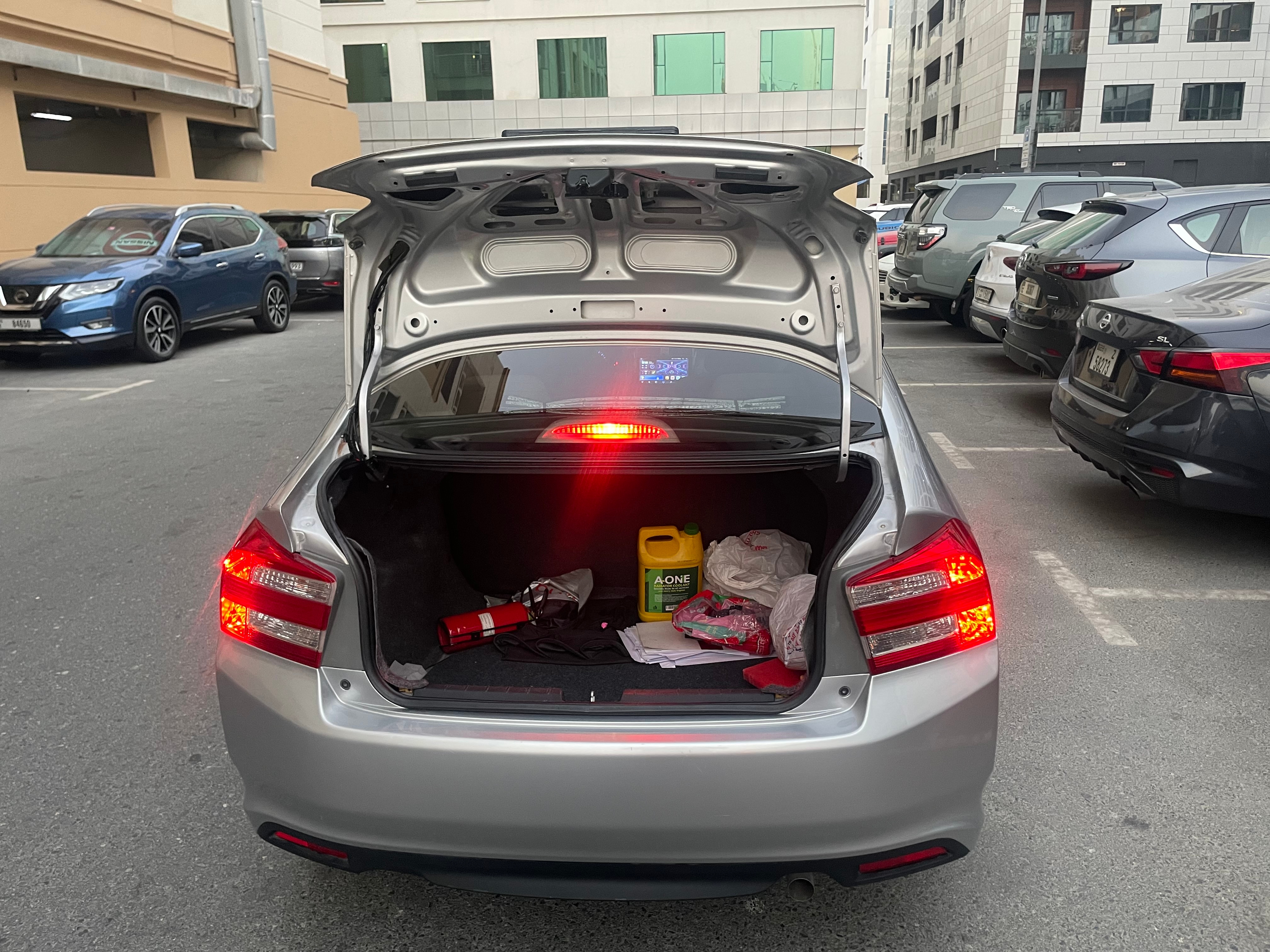 Silver Honda City LX 2013