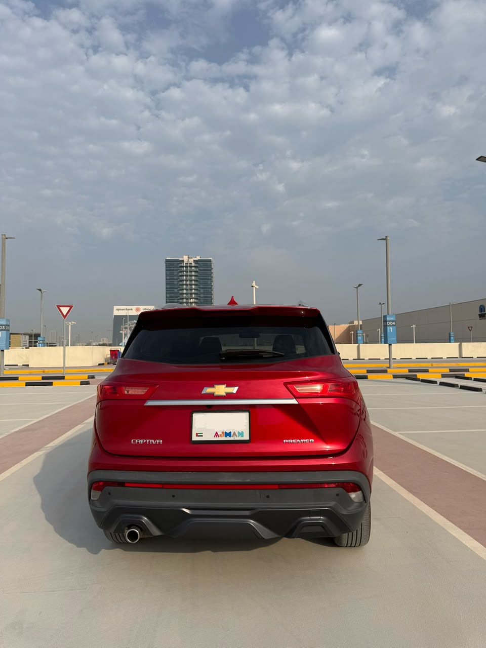 Red Chevrolet Captiva 7-Seater 2023