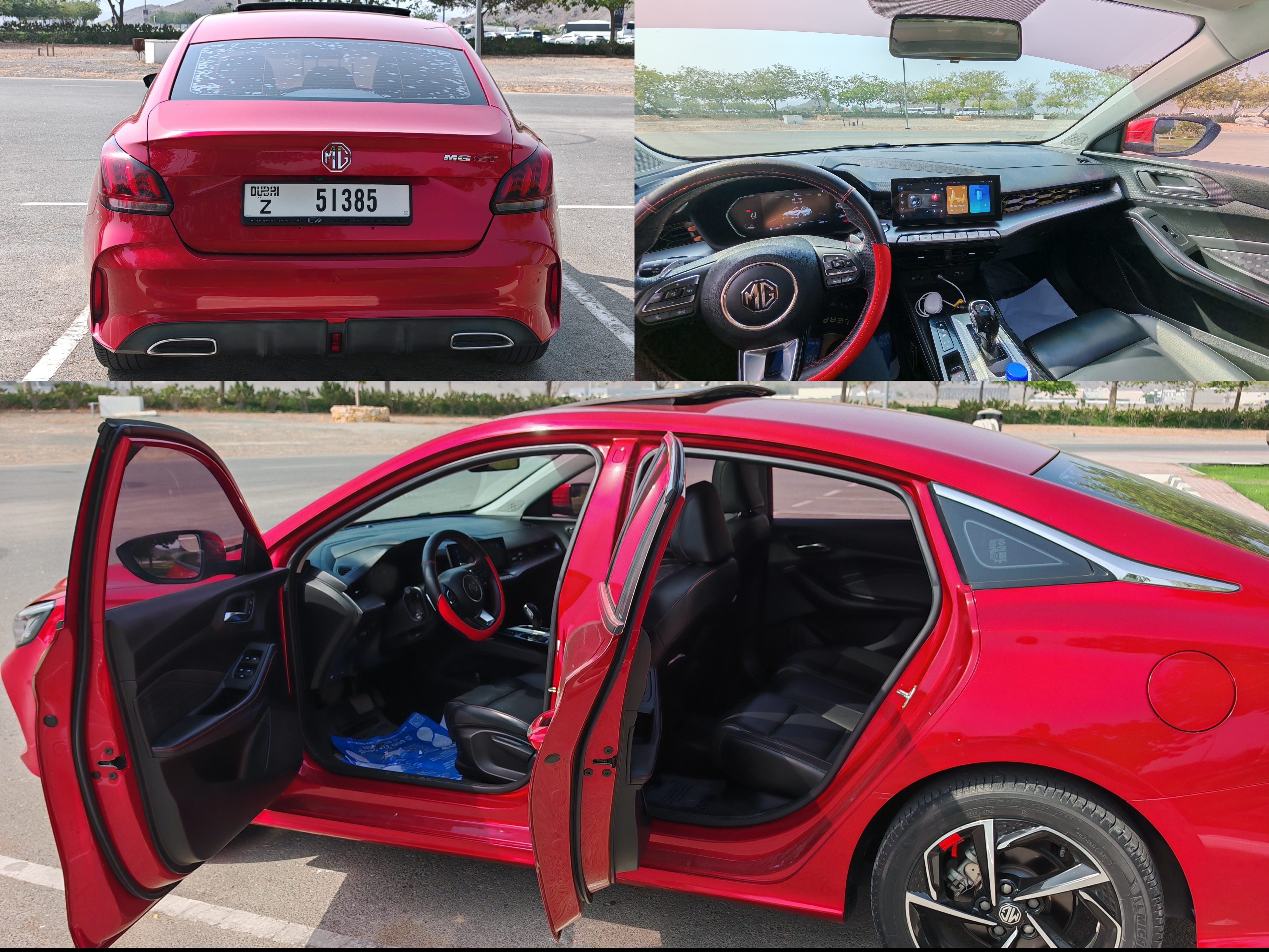 Красный MG GT Turbo 2023 год