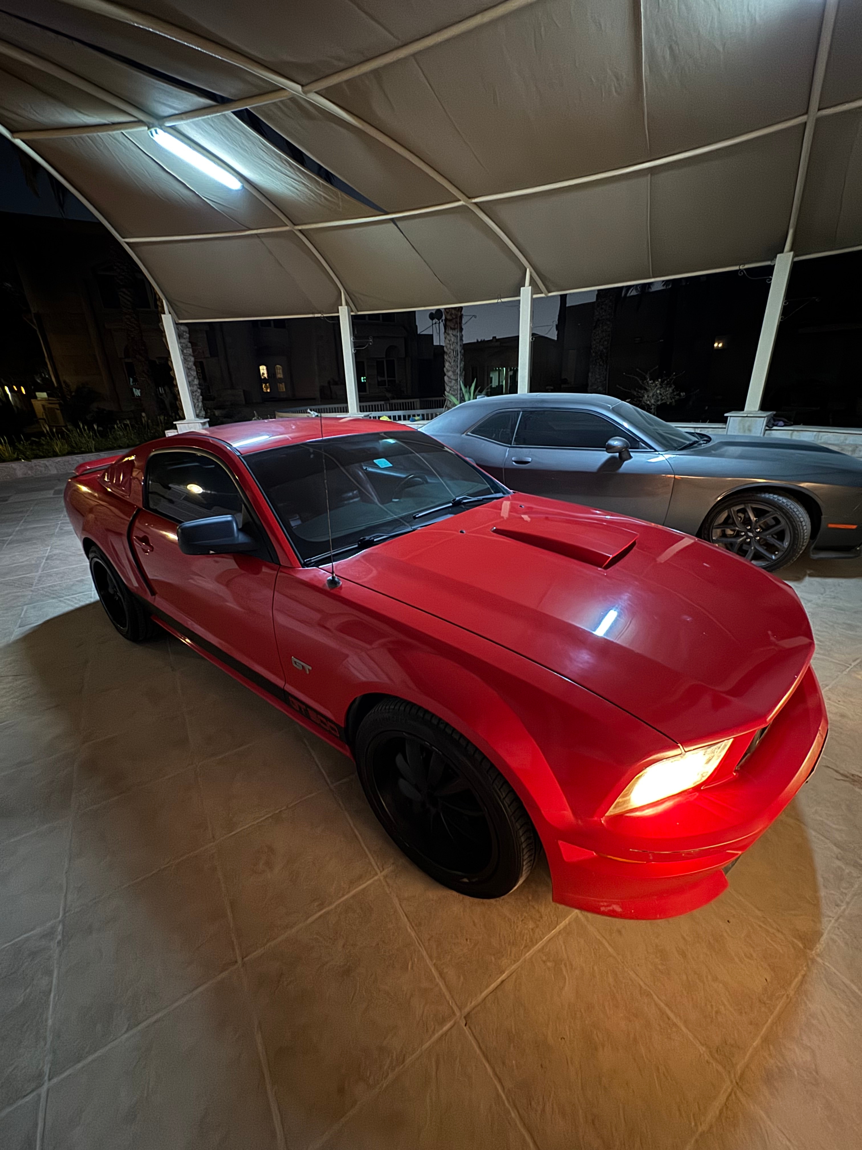 Rosso Ford Mustang GT Coupe V8 2007
