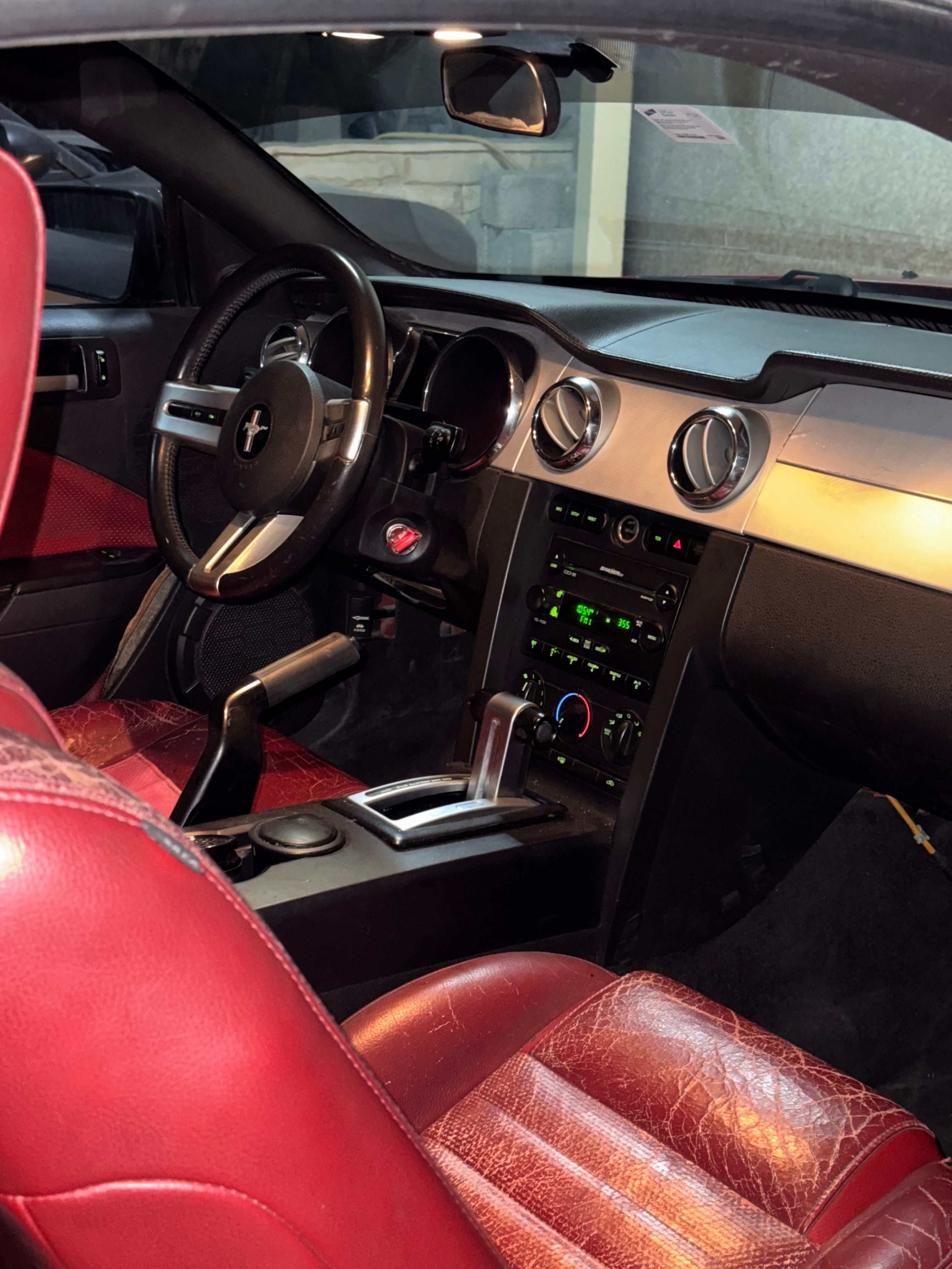 Rosso Ford Mustang GT Coupe V8 2007