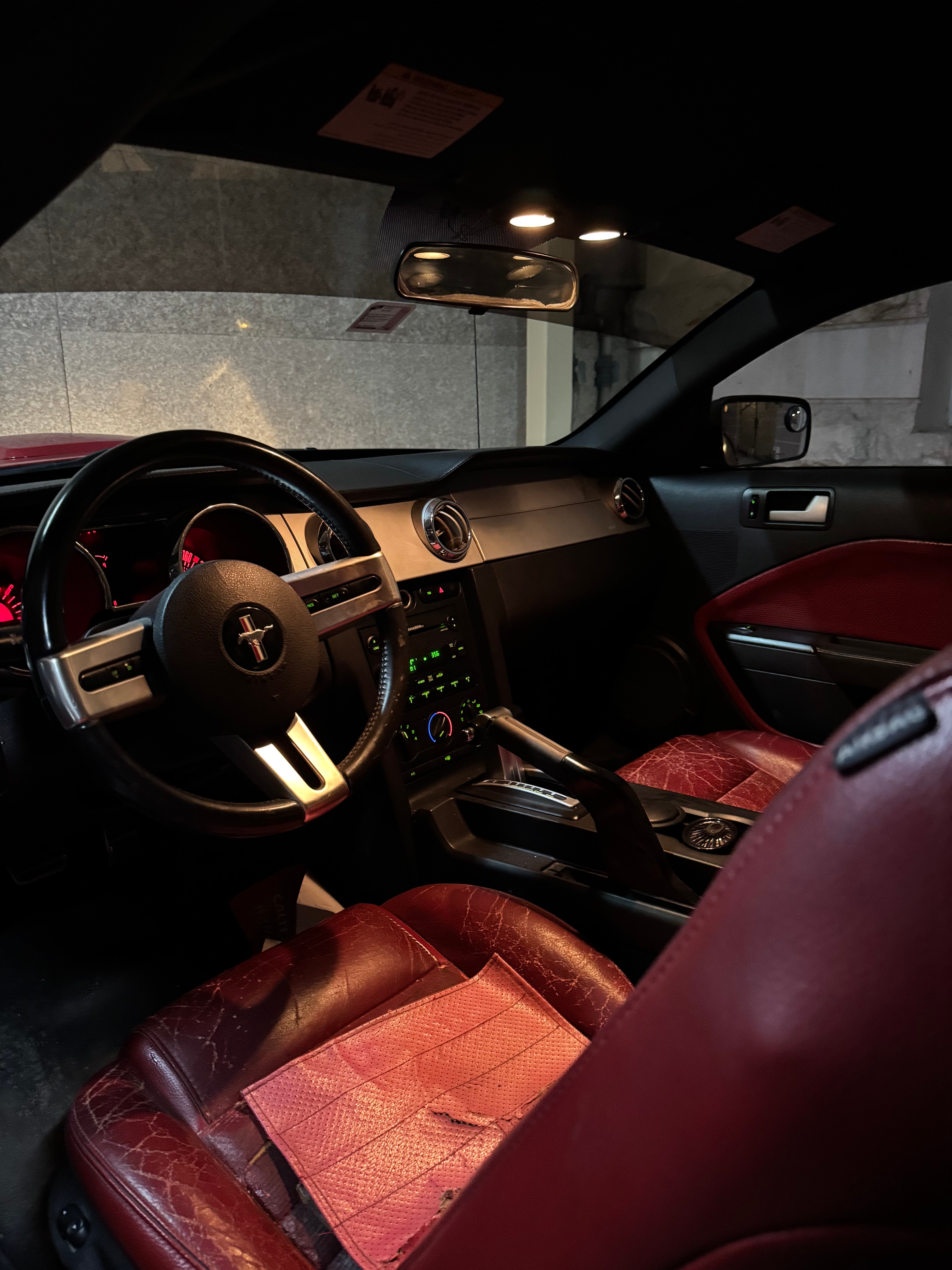 Rosso Ford Mustang GT Coupe V8 2007