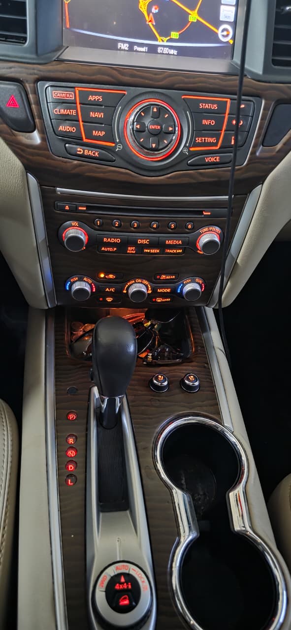 Red Nissan Pathfinder SL 2019