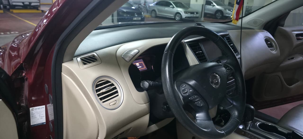 Red Nissan Pathfinder SL 2019