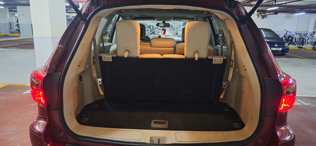 Red Nissan Pathfinder SL 2019