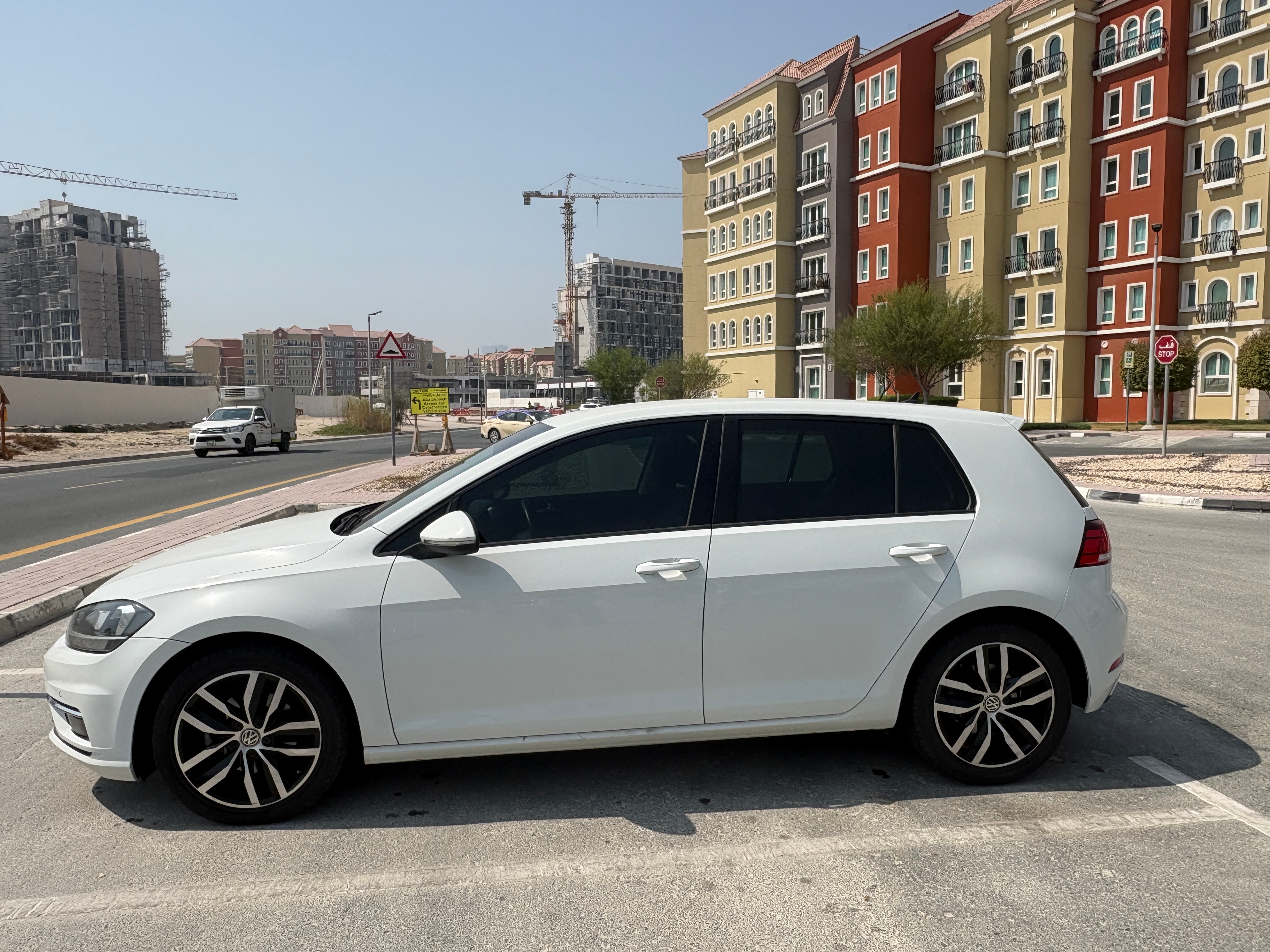 White Volkswagen Golf 2018