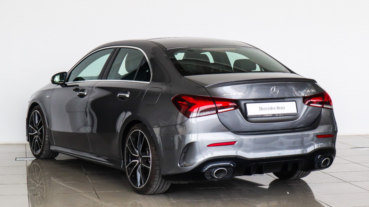 Metallic Grey Mercedes Benz AMG A35 2021