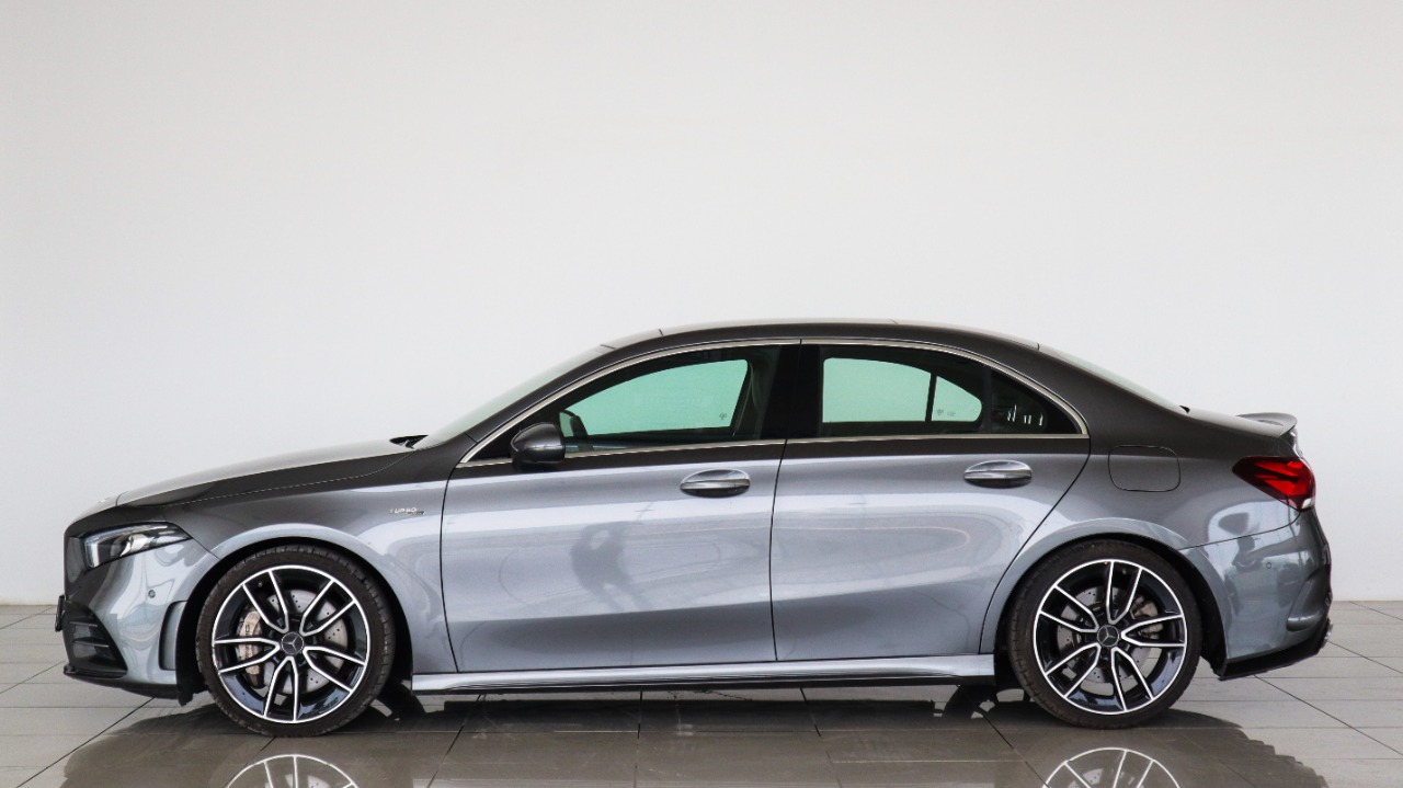 Metallic Grey Mercedes Benz AMG A35 2021
