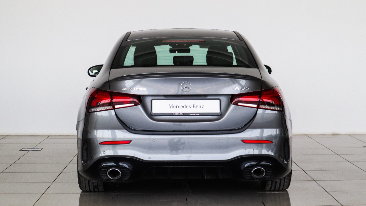 Metallic Grey Mercedes Benz AMG A35 2021