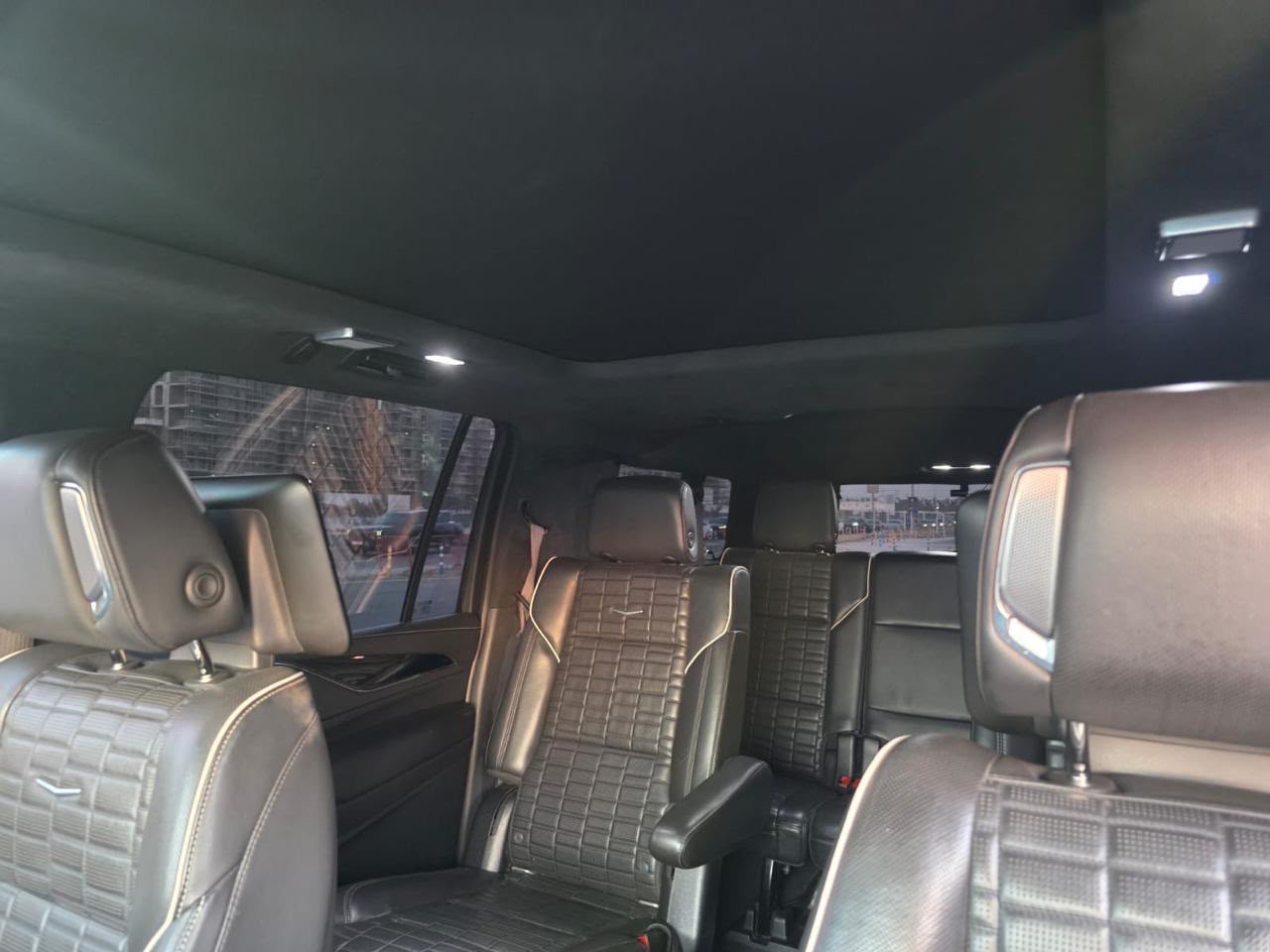 Black Cadillac Escalade ESV Sport Platinum 2021