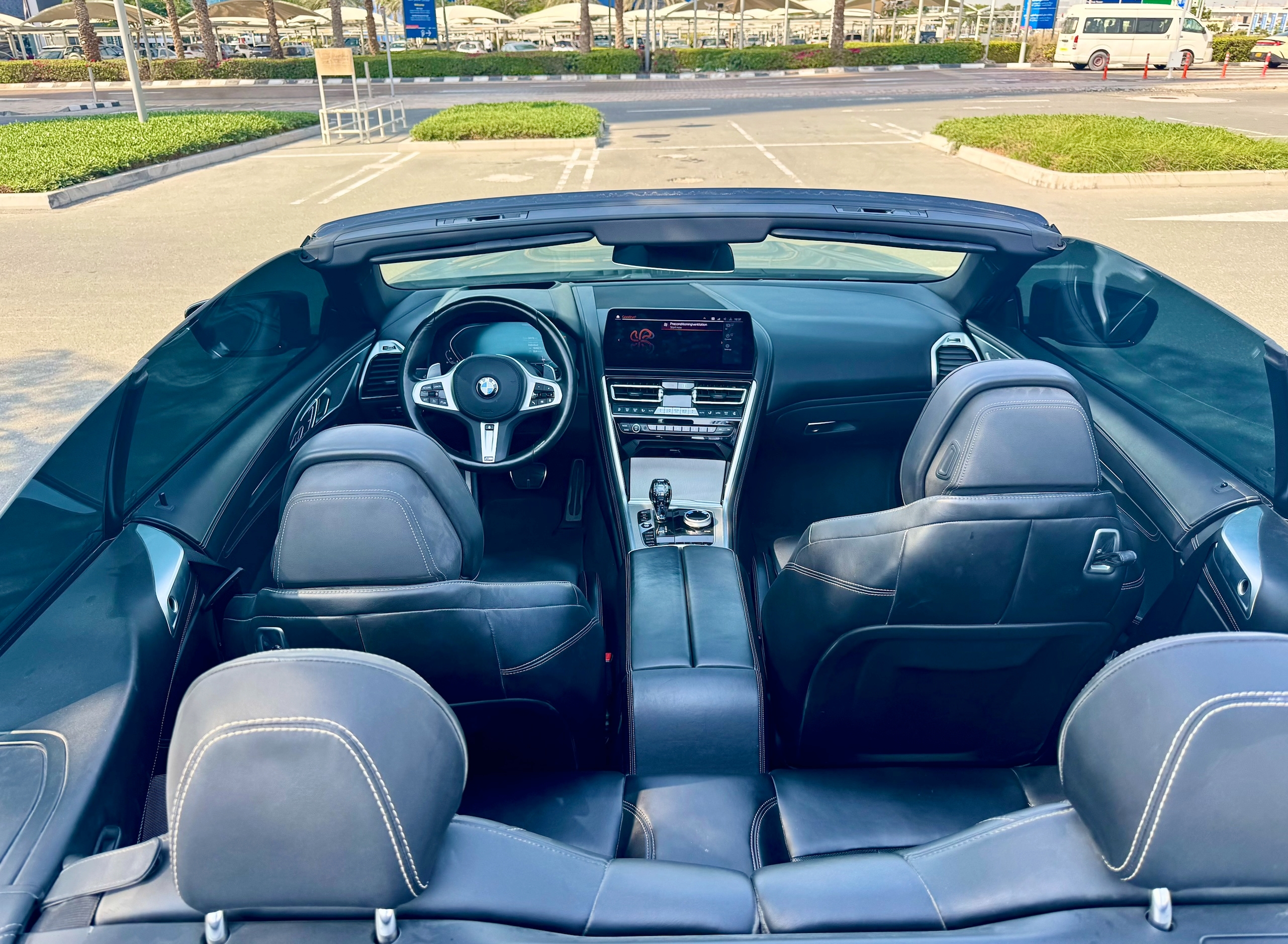 Matte Black BMW 840i Convertible 2024
