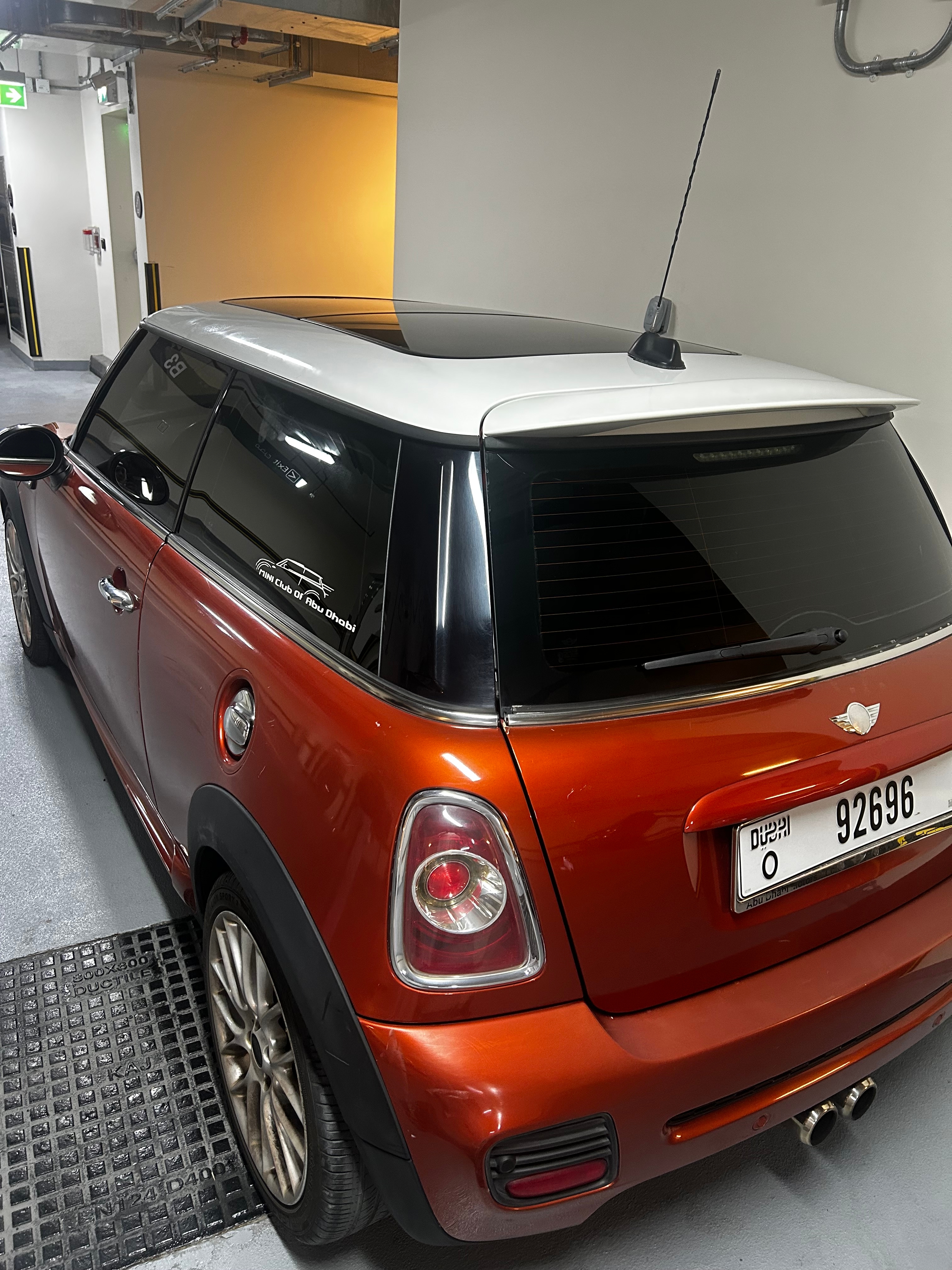 Orange Mini Cooper Cooper 2012
