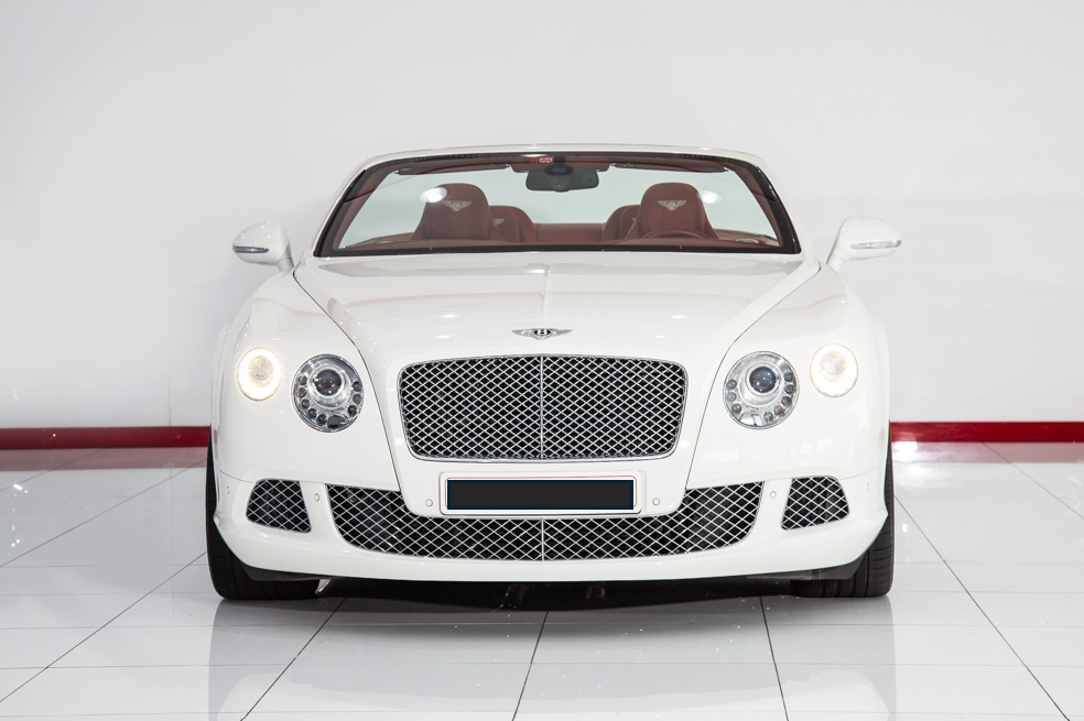 Blanco Bentley Continental GTC 2014