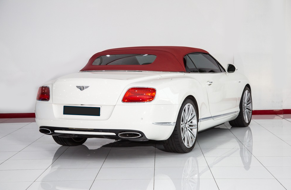Blanco Bentley Continental GTC 2014