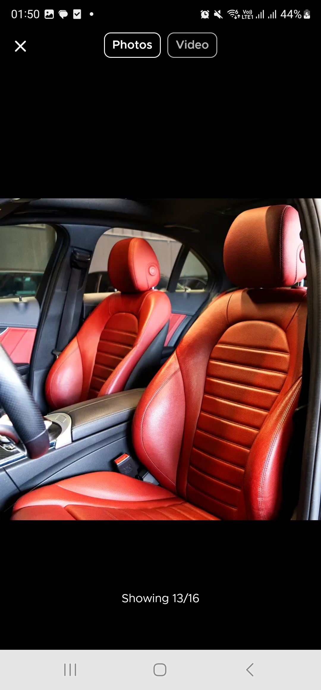 Siyah Mercedes Benz C200 AMG LINE 2021