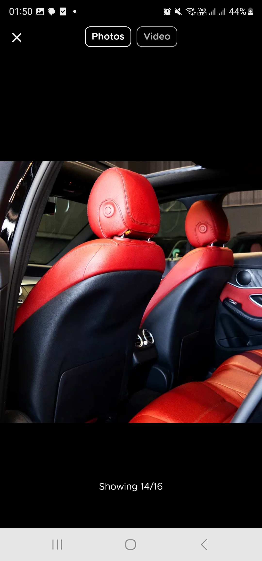 Siyah Mercedes Benz C200 AMG LINE 2021