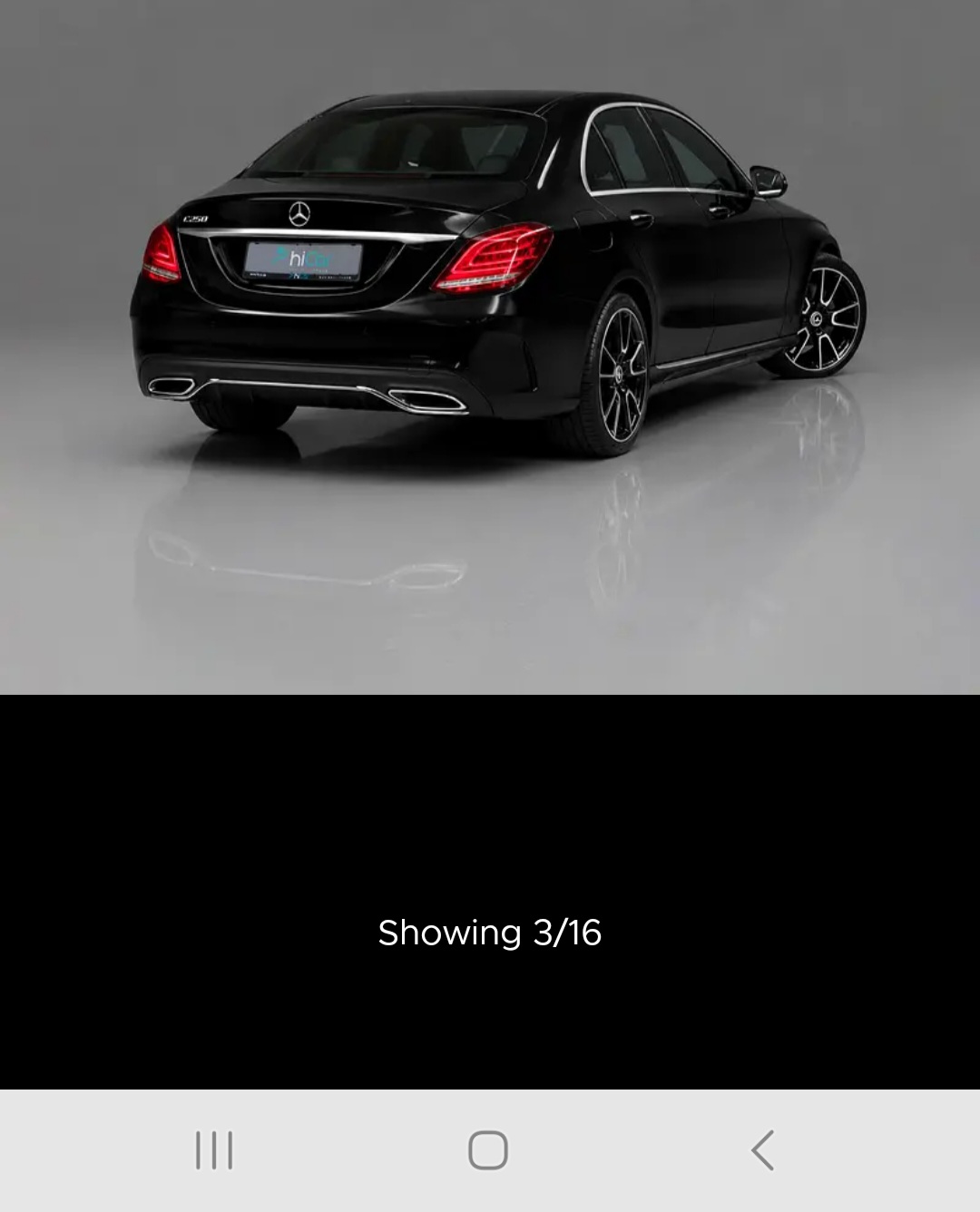 Siyah Mercedes Benz C200 AMG LINE 2021