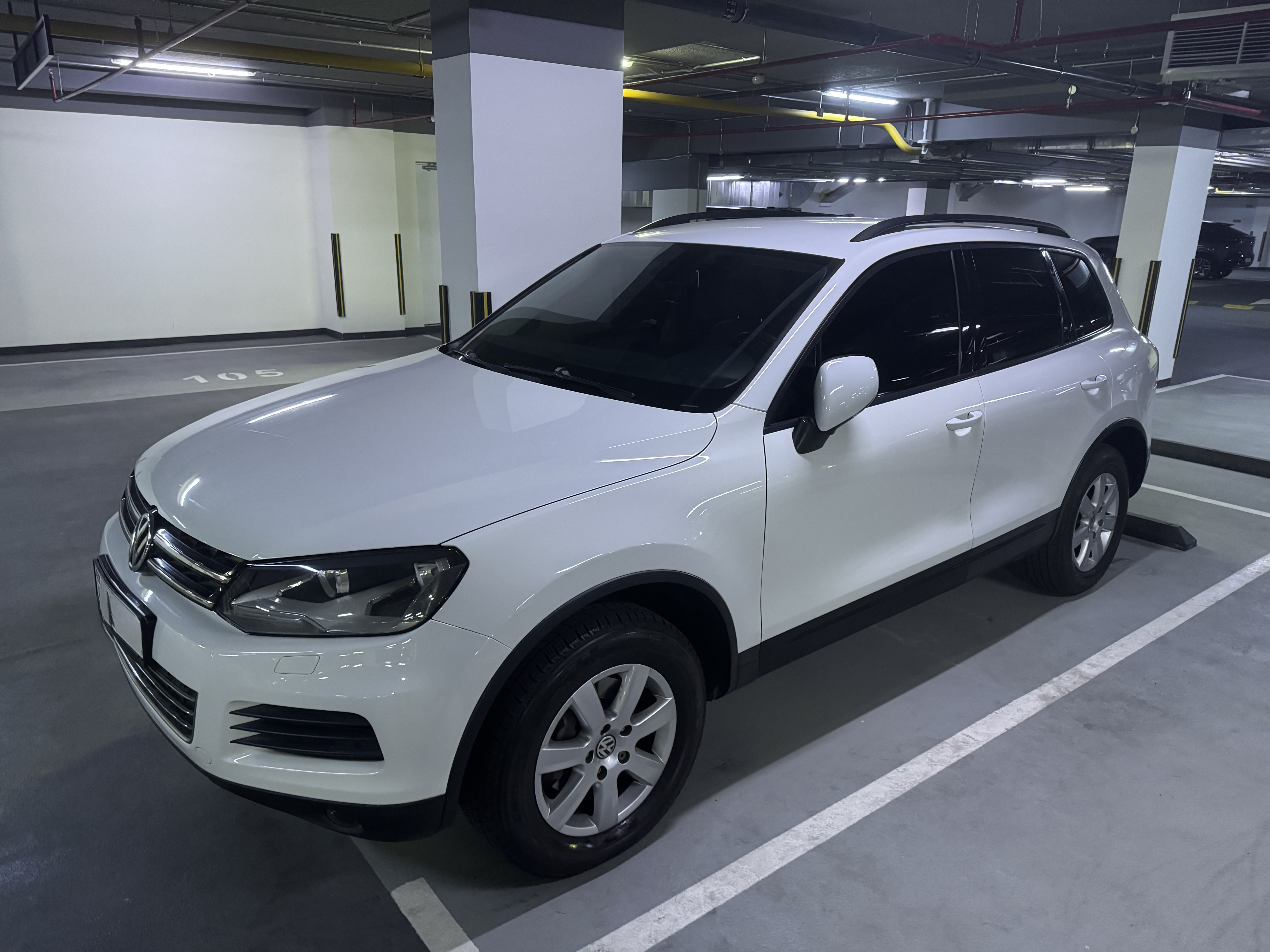 Beyaz Volkswagen Touareg V6 Sport 2014