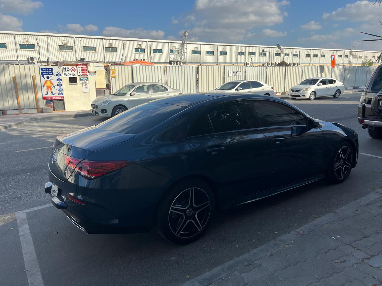 Blauw Mercedes Benz CLA CLA250 2020