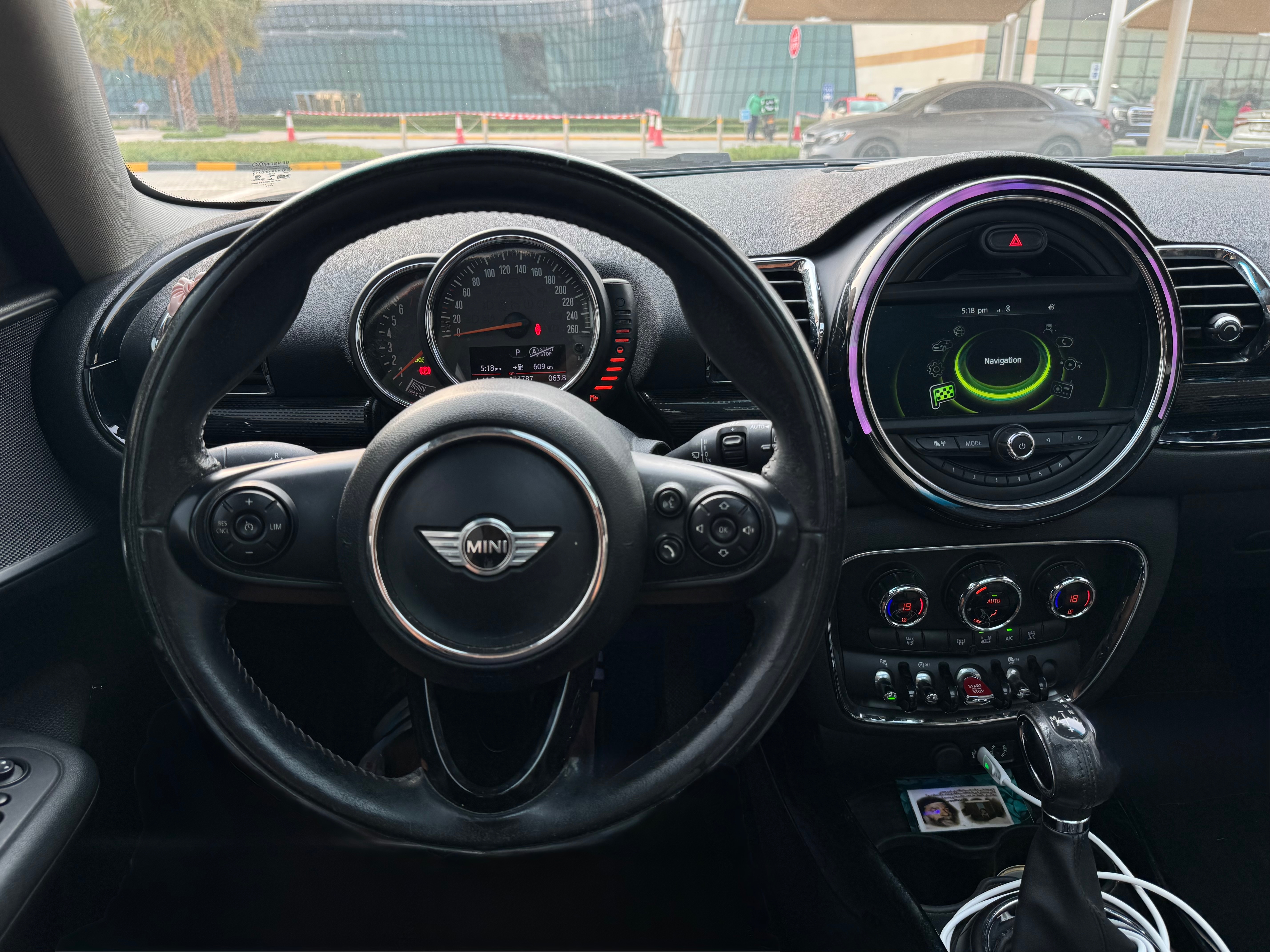 Blauw Mini Cooper Clubman Base 2017