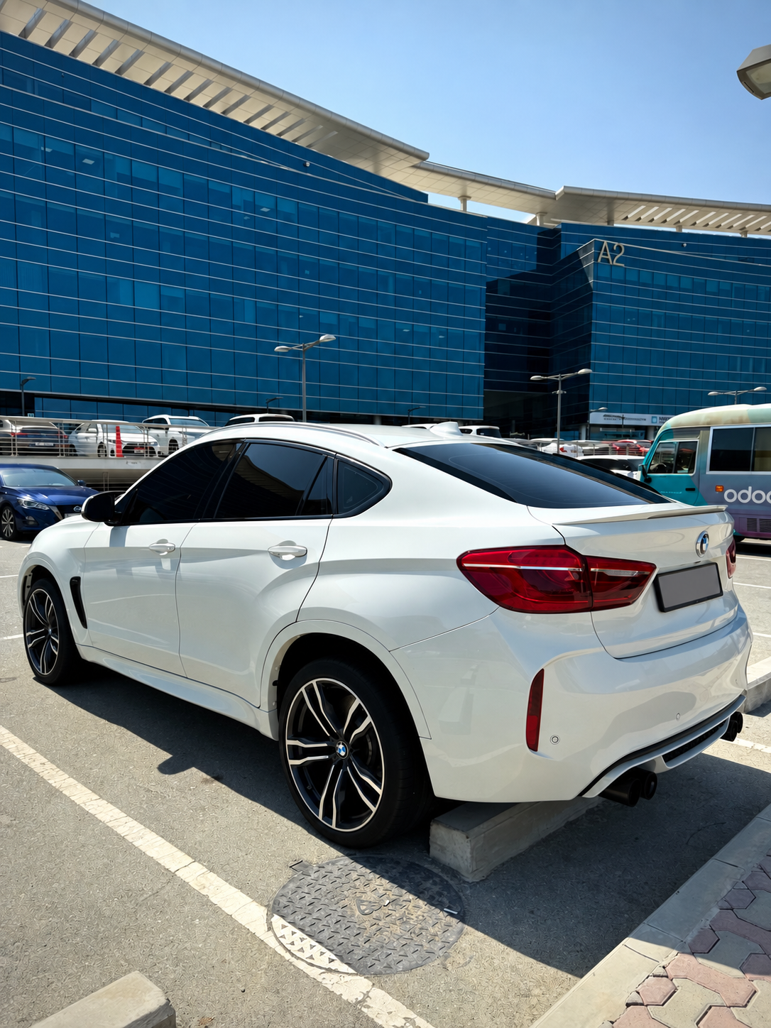 White BMW X6 M X6 M Competition 2016