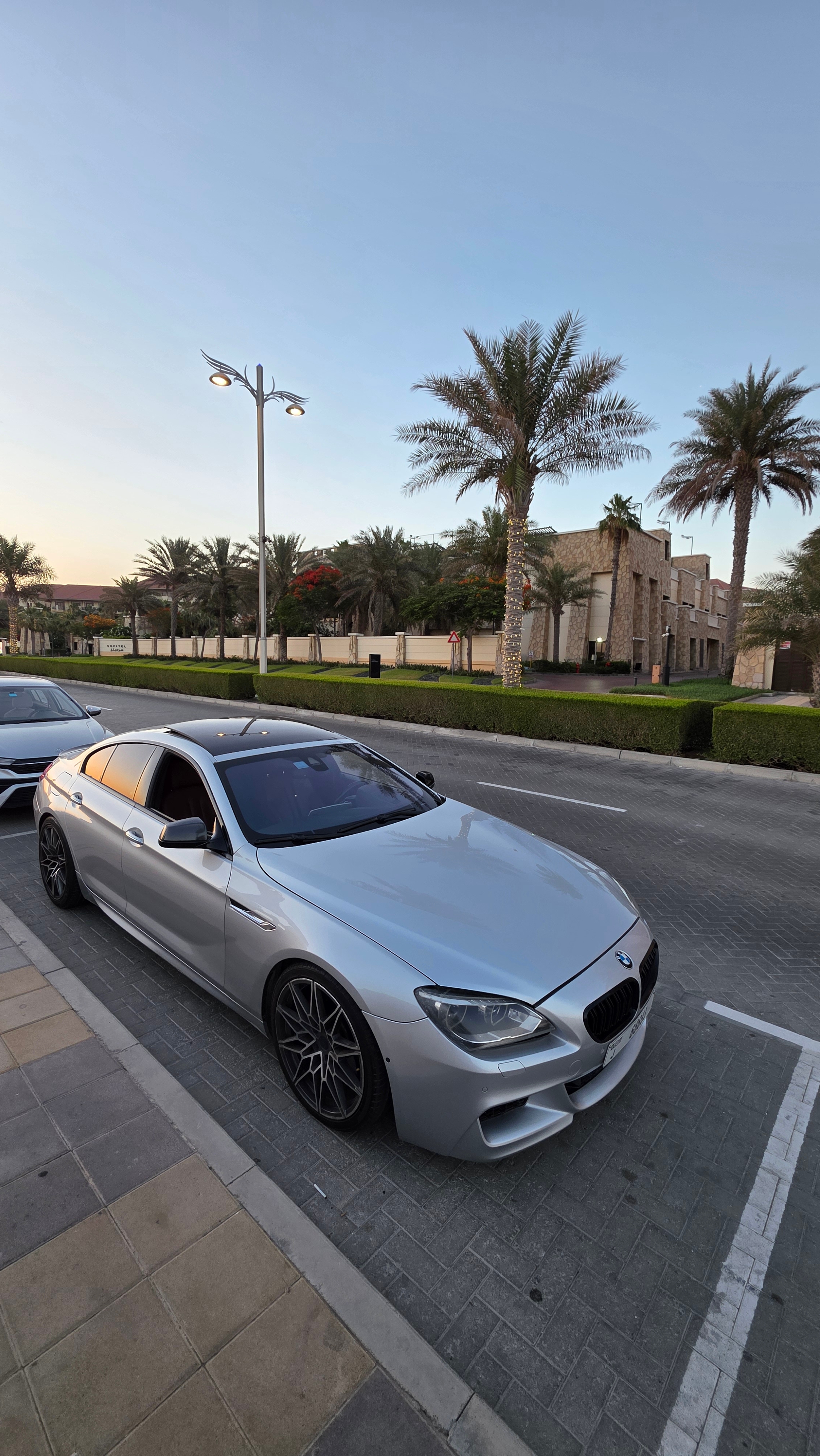 Zilver BMW 650i Gran Coupe M Sport 2013