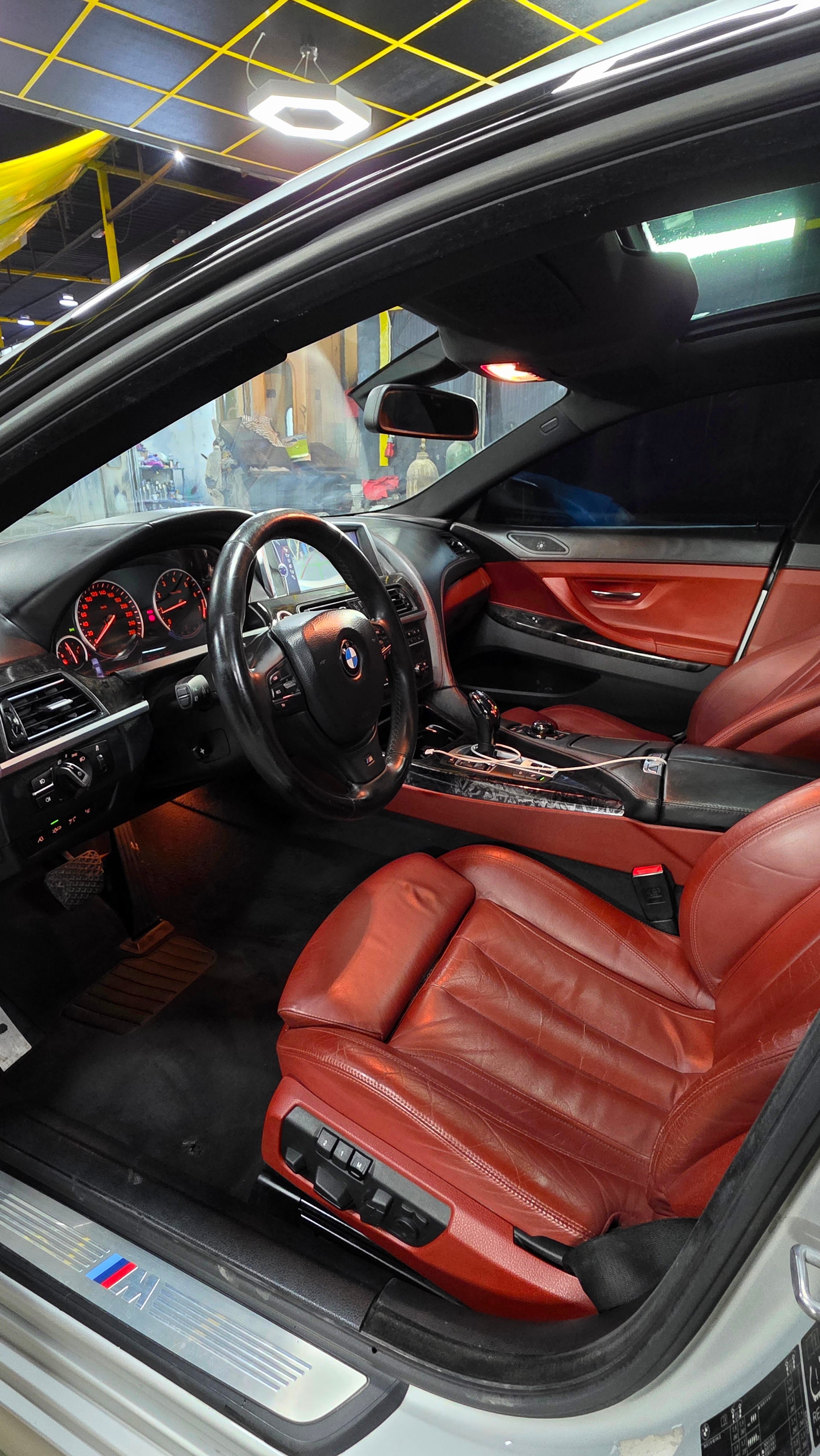 Zilver BMW 650i Gran Coupe M Sport 2013