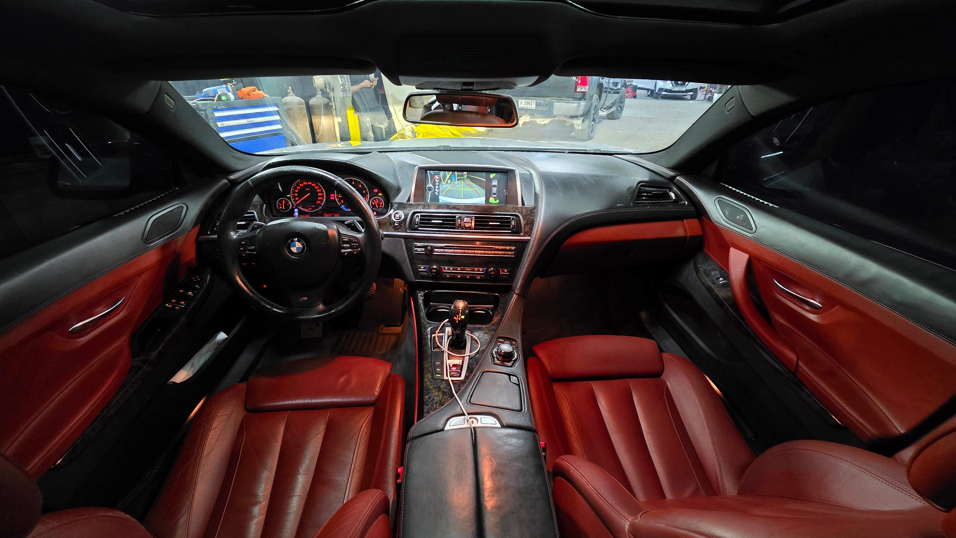 Zilver BMW 650i Gran Coupe M Sport 2013