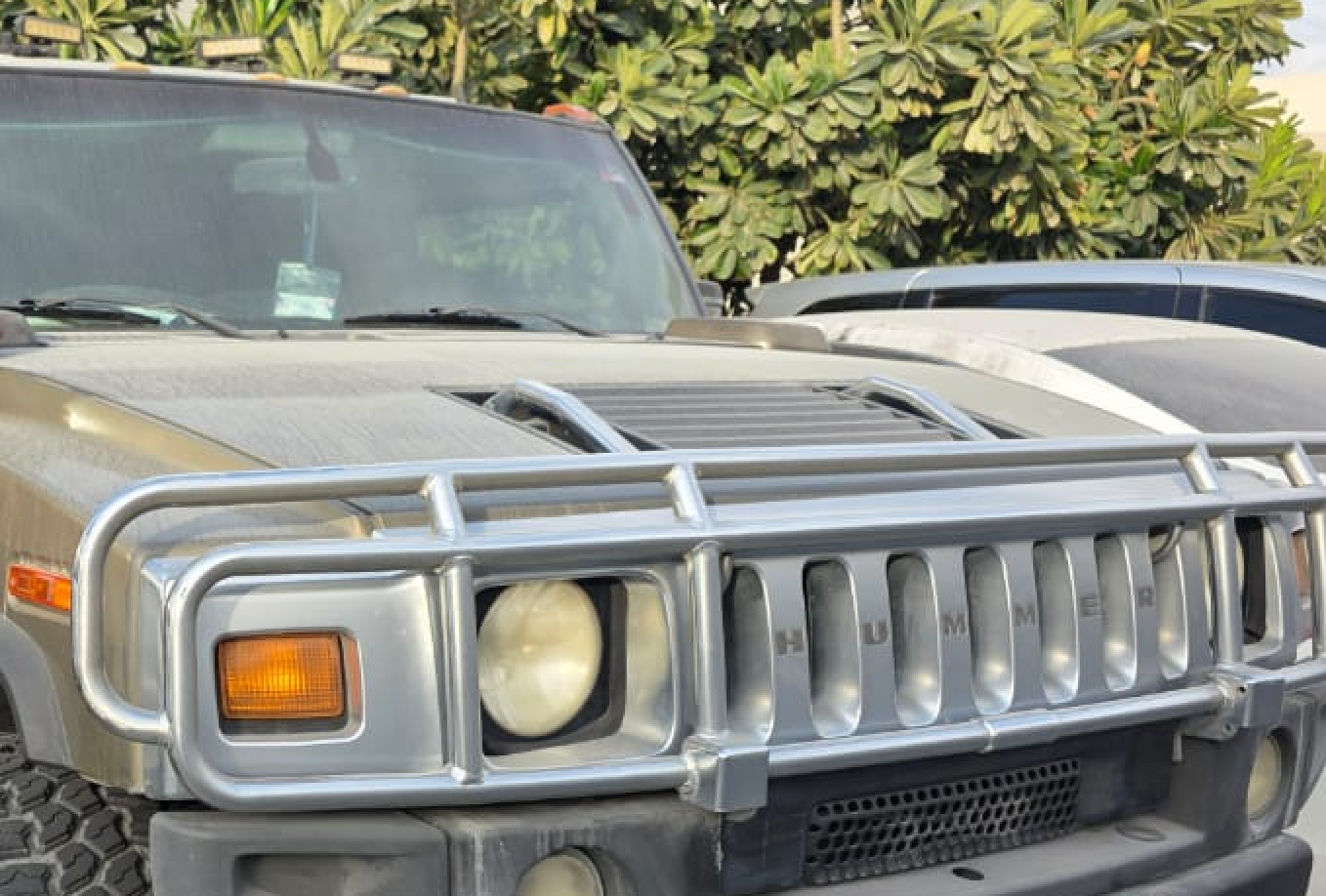 Dark Green Hummer H2 SUV 2006