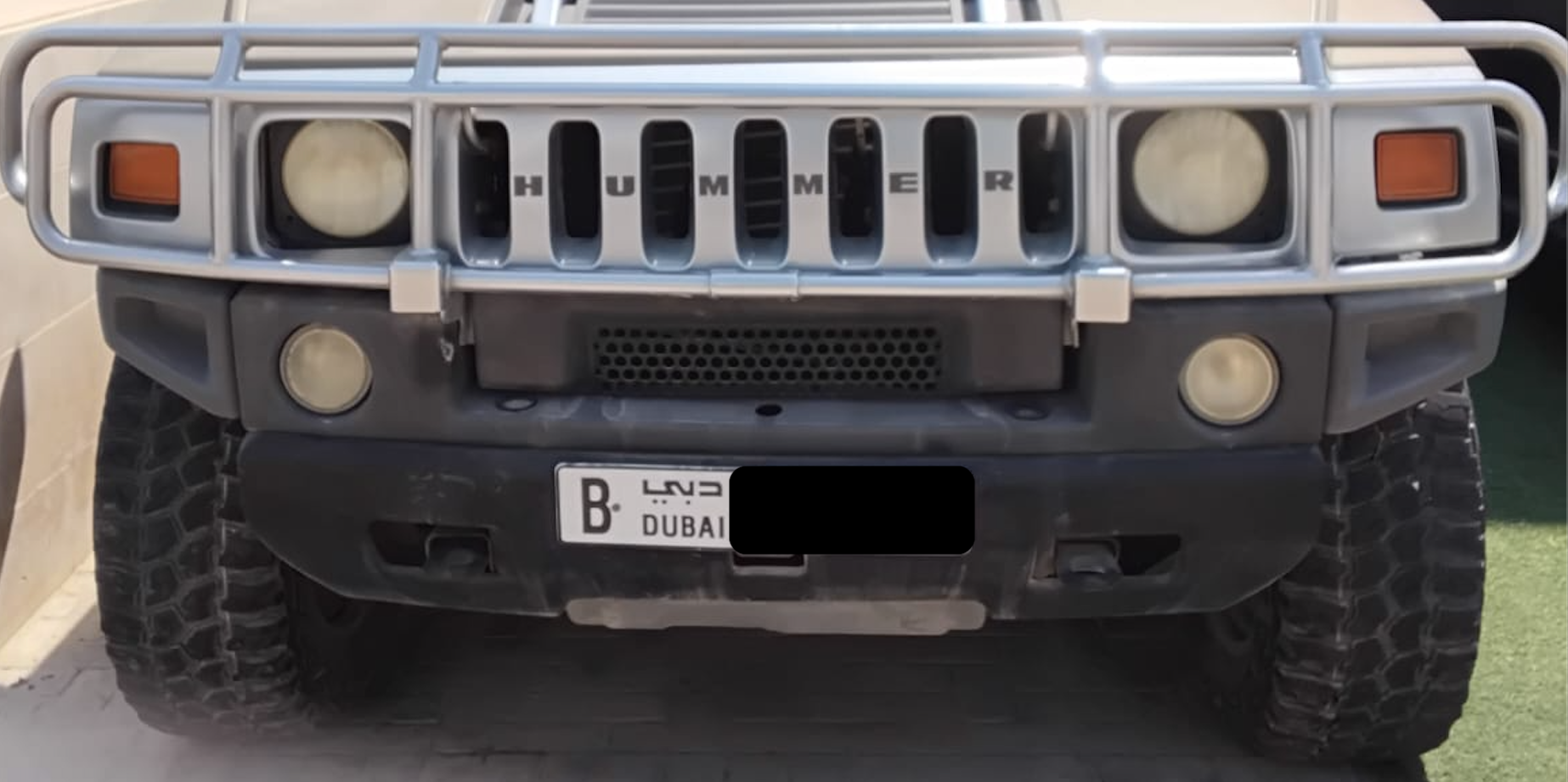 Dark Green Hummer H2 SUV 2006