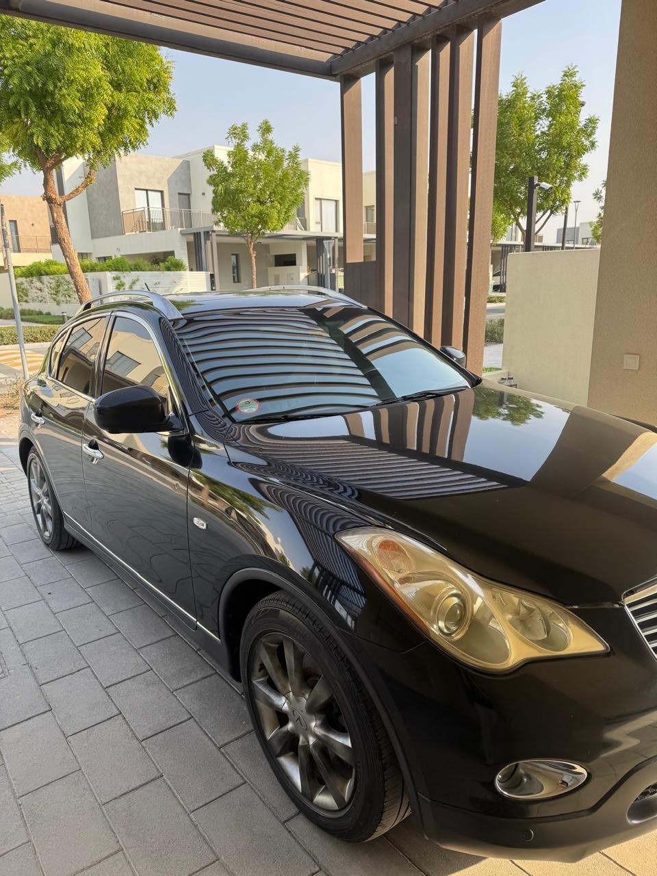 Black Infiniti EX35 Luxury 2008