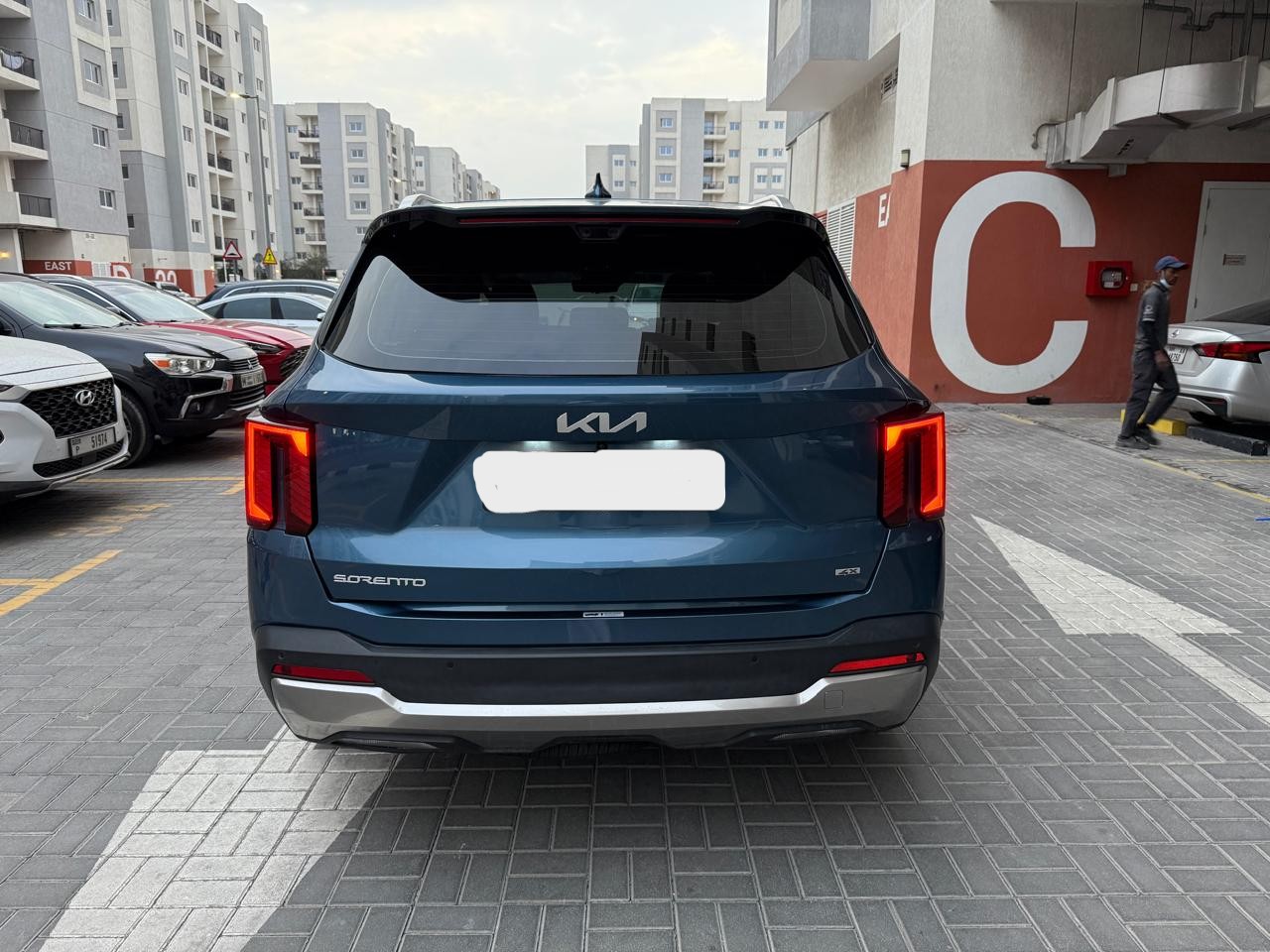 Blauw Kia Sorento EX 2024