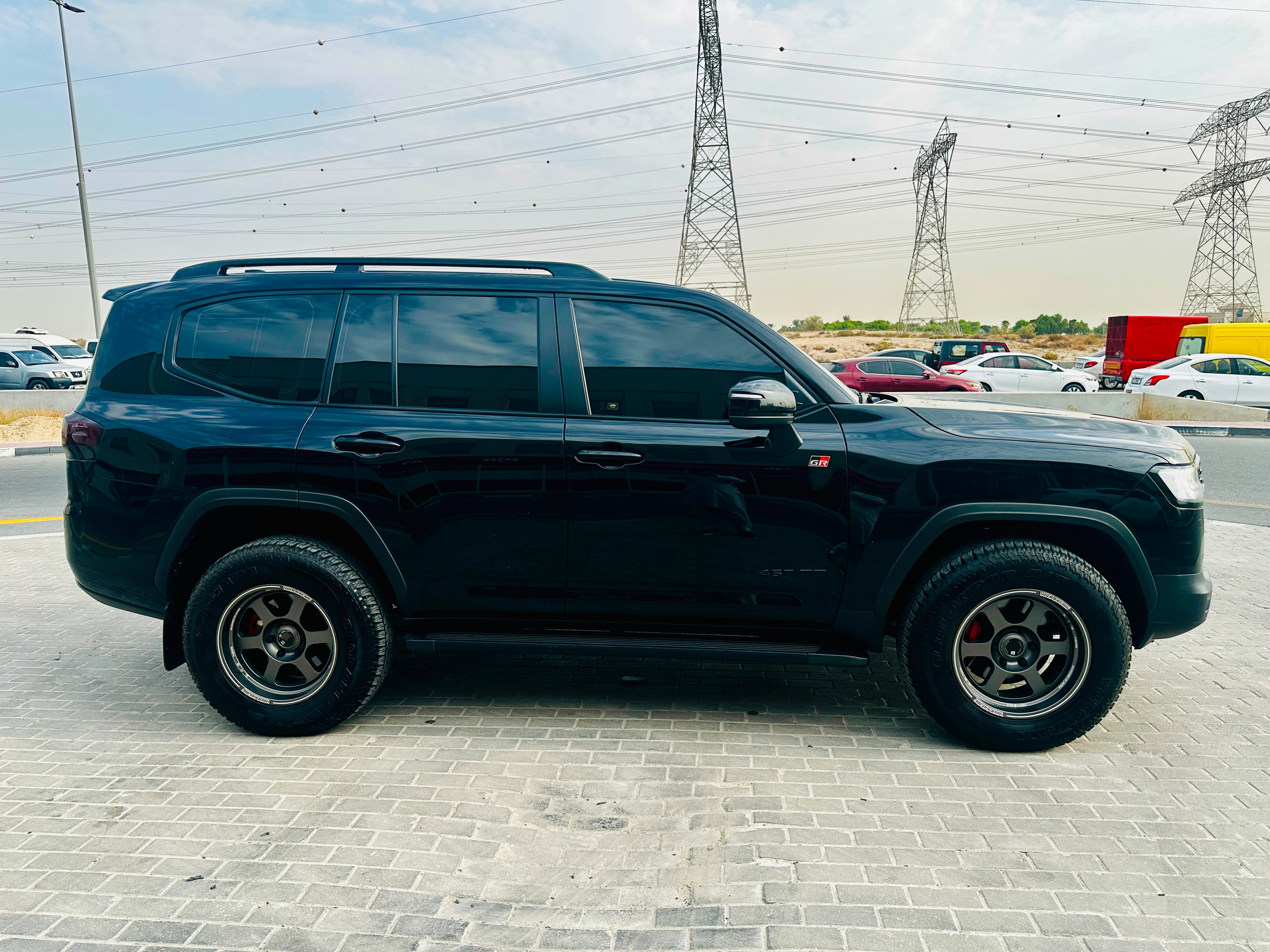 Black Toyota Land Cruiser GR-SPORT 3.5L 2025