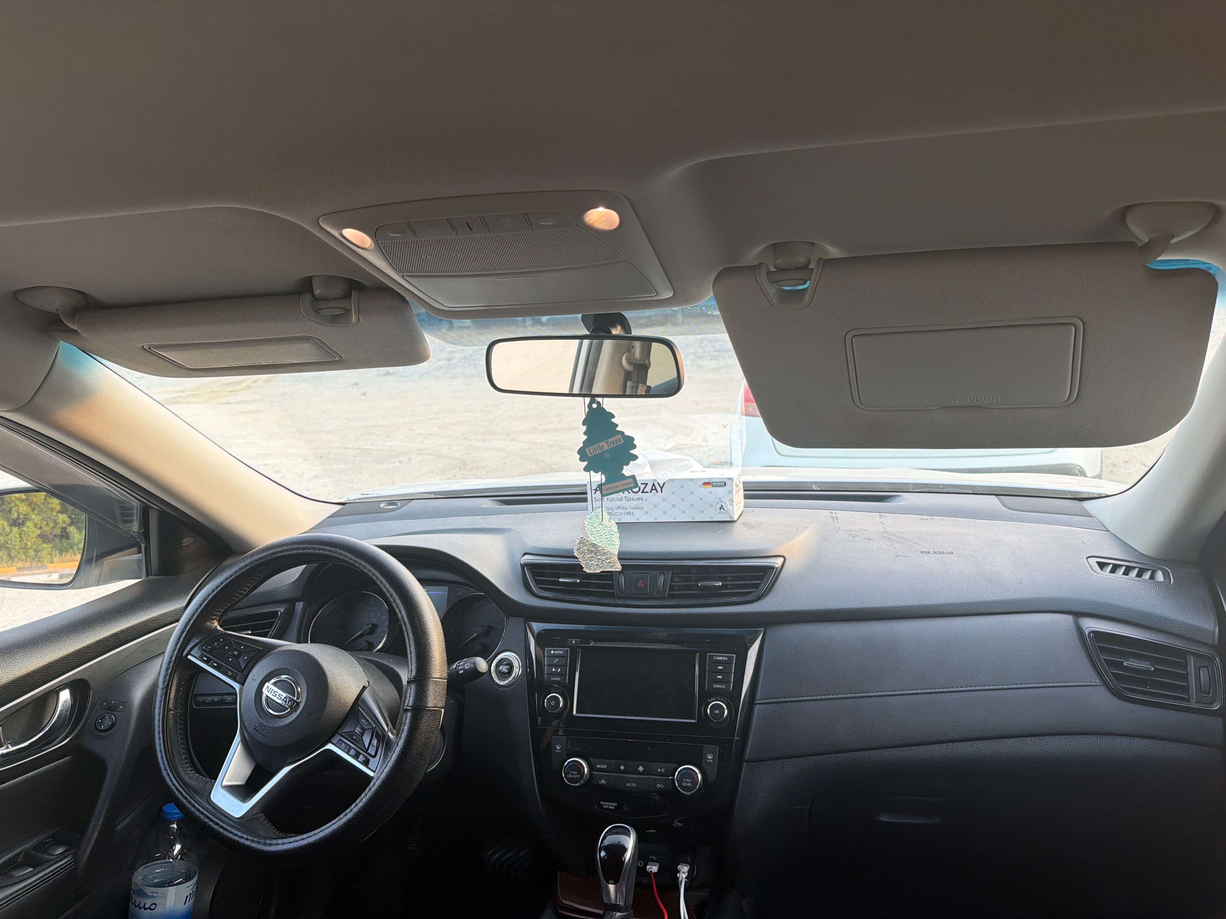 Silver Nissan Rogue SV 2018