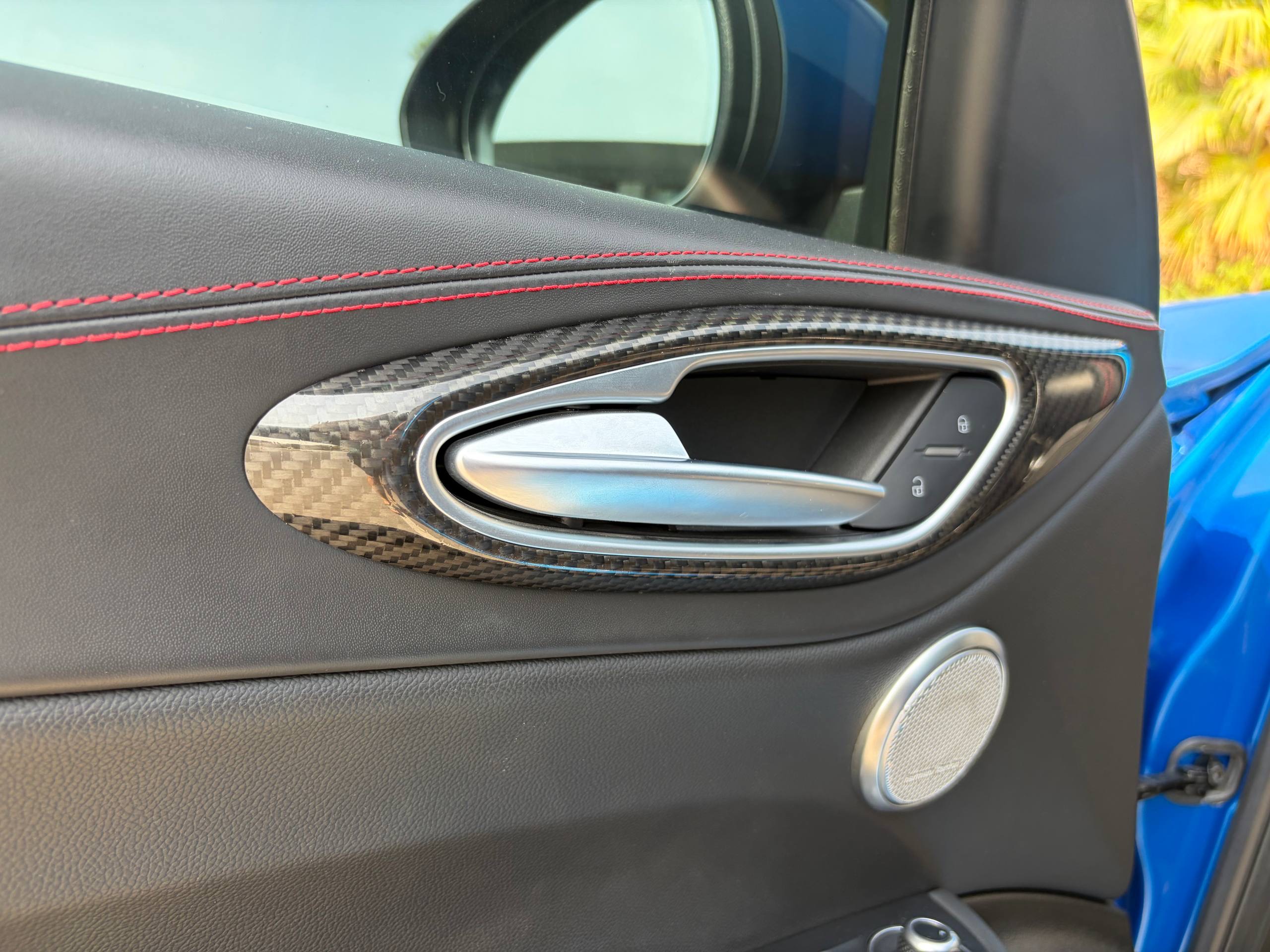 Blue Alfa Romeo Giulia Quadrifoglio 2021