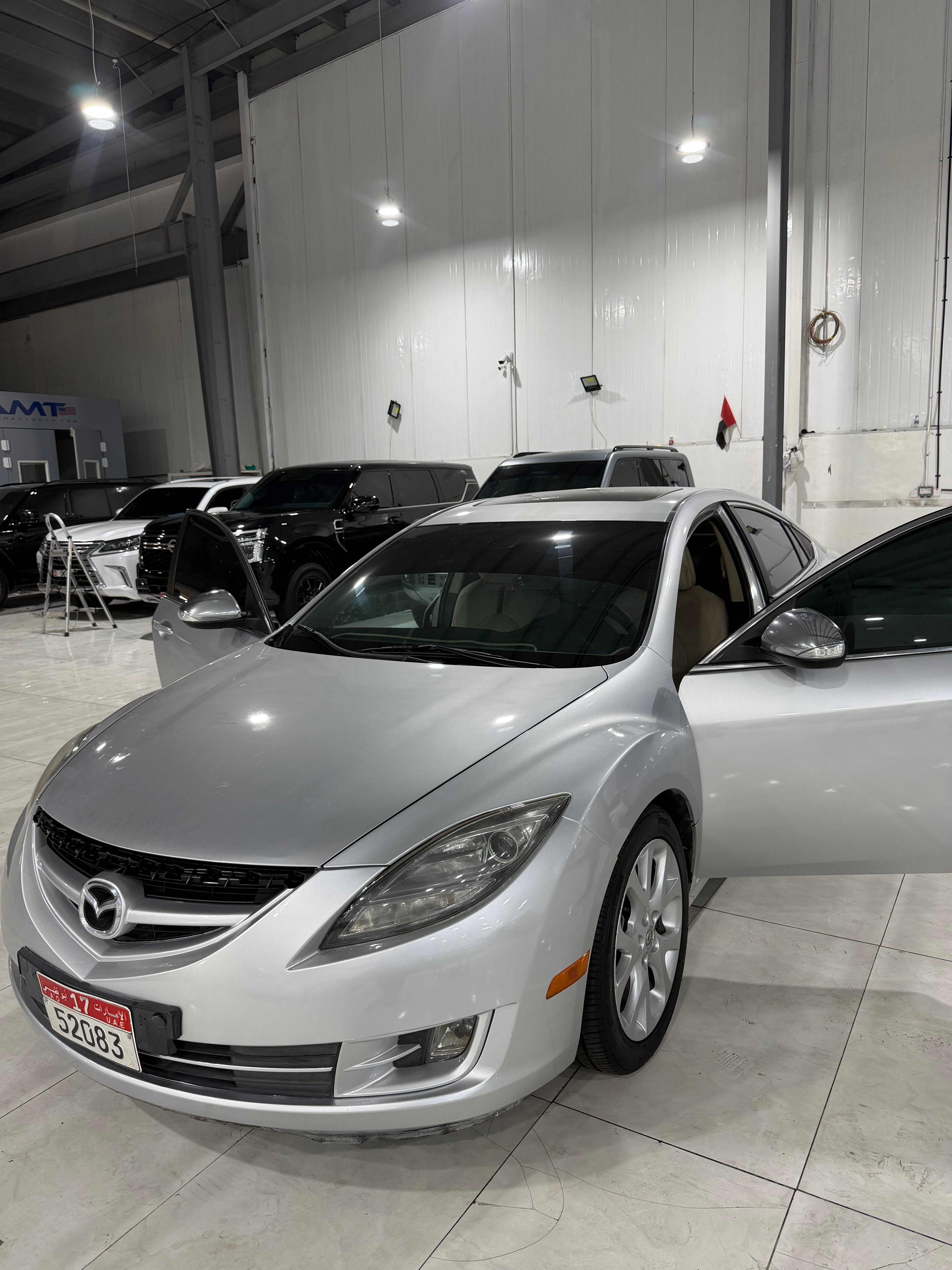Silver Mazda 6 Sport 2009